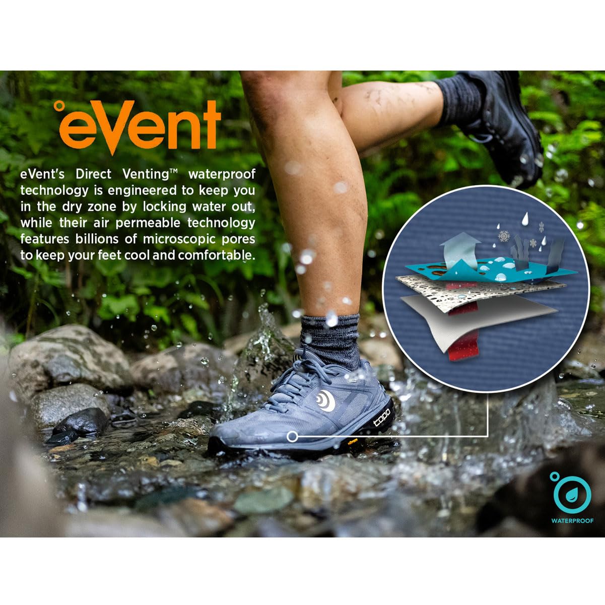 Topo Athletic Women's Terraventure 4 WP Waterproof Trail Running Shoes - Comfortable Cushioned & Durable 3MM Drop for Hiking & Outdoor Adventures | Perfect for Wet Weather Trail Running & Mountain Trekking