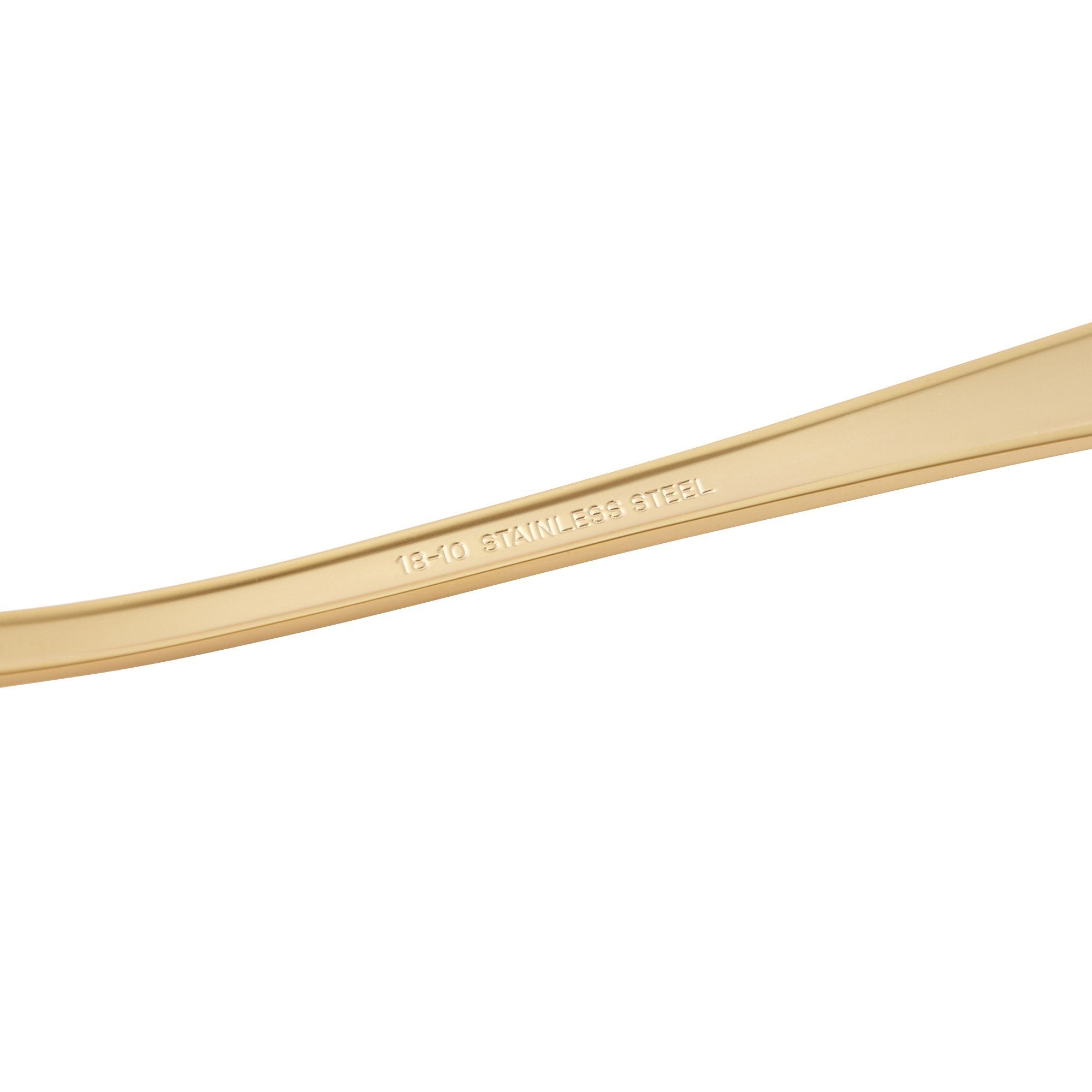 Premium Elegant Gold-Plated Dinner Spoons - 12-Piece Set for Fine Dining, Wedding Cutlery & Formal Table Settings
