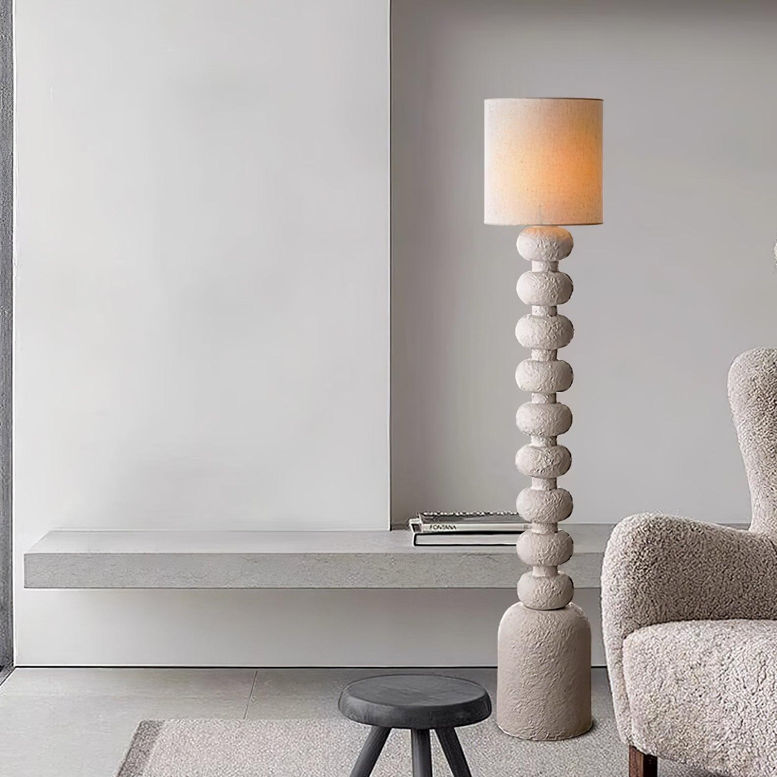 Modern Leona Floor Lamp - Adjustable LED Standing Light for Living Room, Bedroom & Office - Warm White & Cool White Dimmable Lighting for Reading & Relaxation