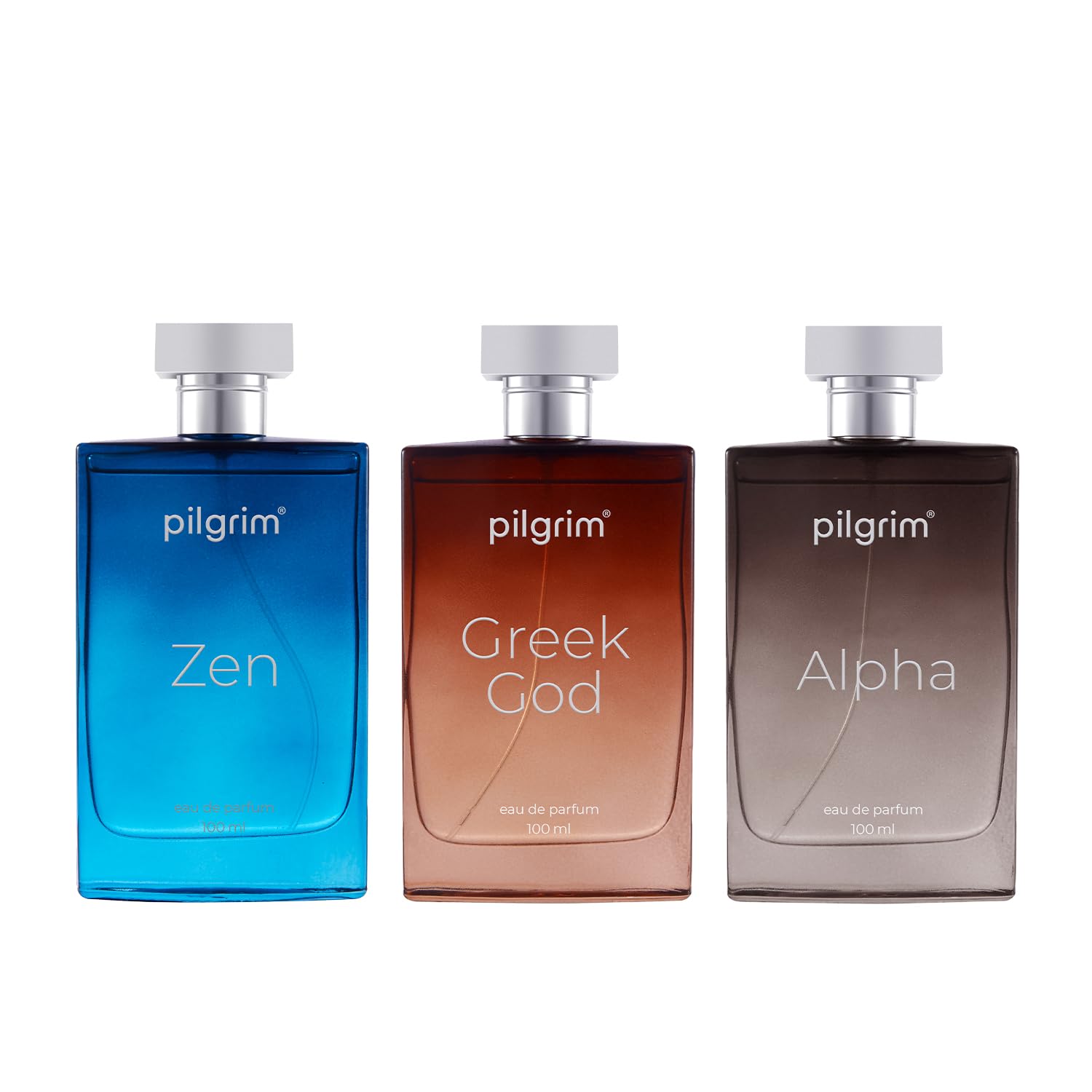 Premium Pilgrim The Impressions Men's Cologne Set - 100ml Eau De Parfum (Spicy, Woody & Aquatic Notes) | Long-Lasting Luxury Fragrance Gift Set | French Designer Perfume for Men | Perfect for Date Night, Office & Special Occasions