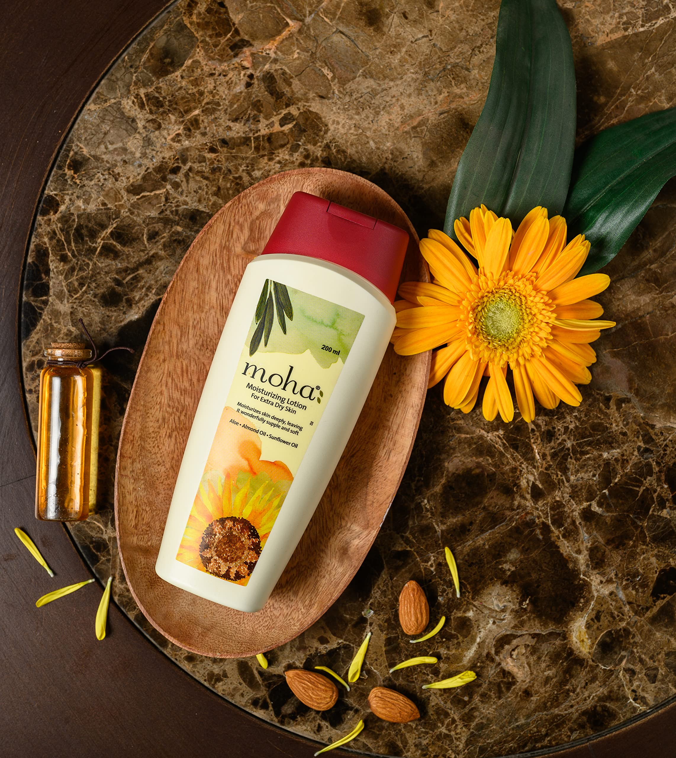 Deep Moisturizing Lotion for Extra Dry Skin - Aloe, Almond, Coconut & Olive Oil Enriched Face & Body Cream - 200ml Hydrating Skincare for Daily Use, After Sun Care & Winter Dryness Relief