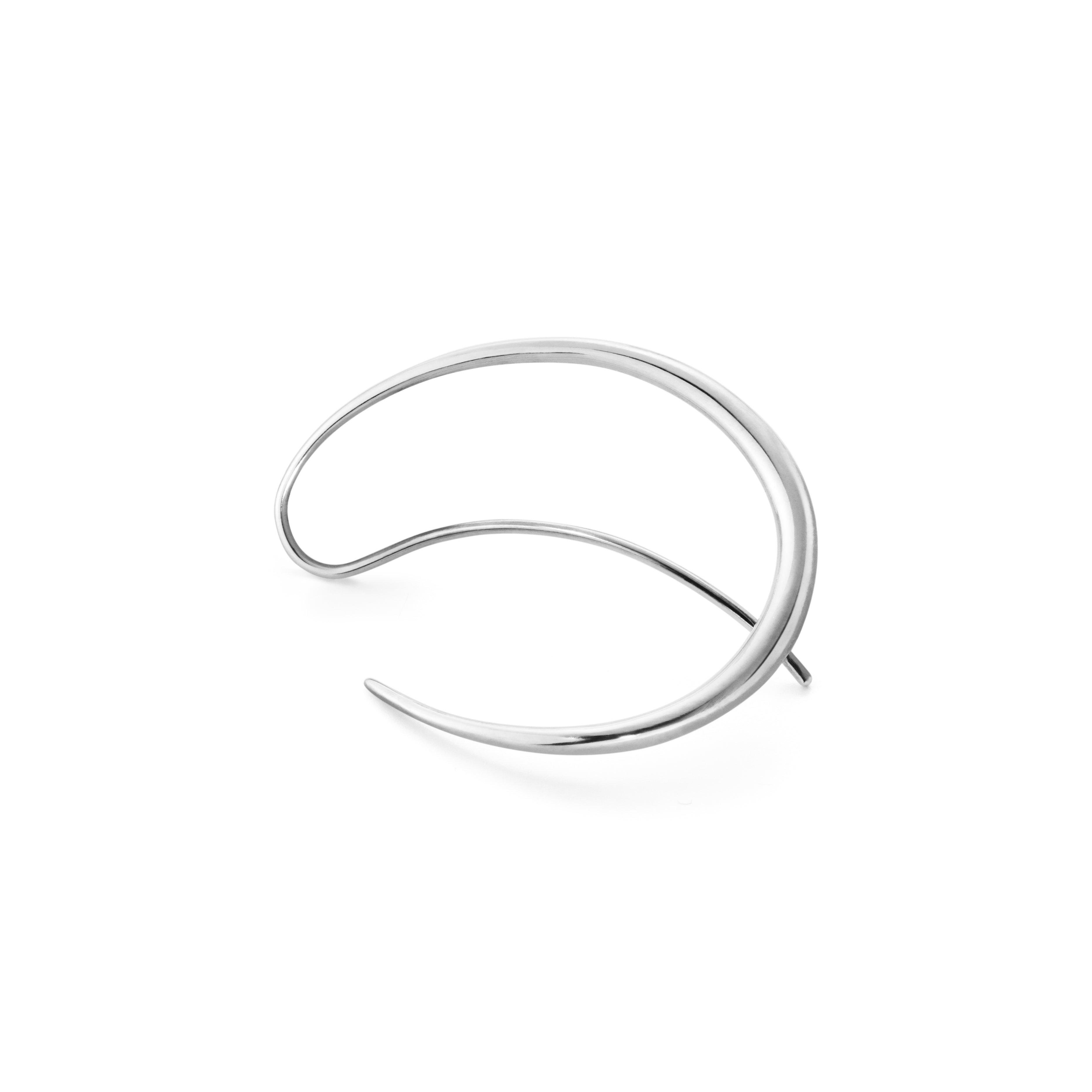 Trendy Offspring Double Hoop Earrings for Women - Gold & Silver Fashion Jewelry - Perfect for Parties, Dating & Everyday Wear