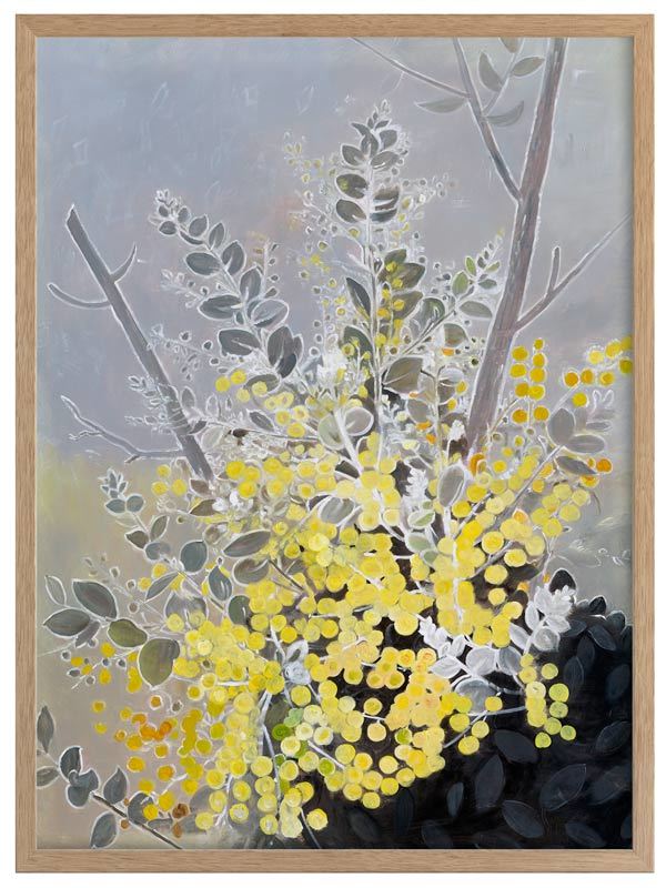 Acacia Framed Art Print - Nature Inspired Wall Decor for Living Room, Bedroom & Office - Ready to Hang Canvas Painting