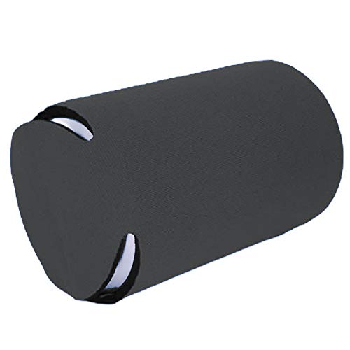 12 Pack Blank Neoprene Collapsible Can Coolers - Charcoal Color | Insulated Beer Sleeves for Parties, BBQs & Outdoor Events
