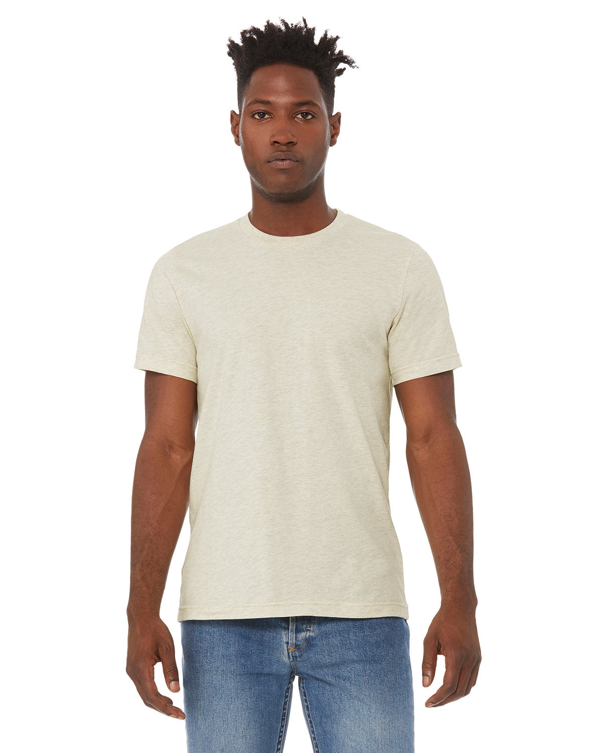 Bella + Canvas 3001CVC Unisex Heather CVC Crew Neck T-Shirt - Soft Cotton Blend for Casual Wear, Workout & Everyday Comfort