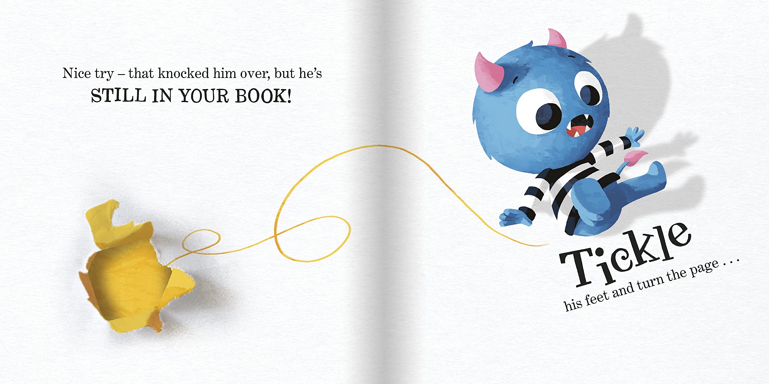 There's a Monster in Your Book - Interactive Children's Storybook for Bedtime Reading & Early Learning | Fun Kids Gift Idea for Toddlers & Preschoolers