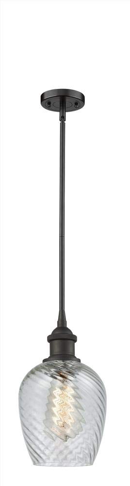Vintage Dimmable LED Pendant Light - 1 Light Polished Chrome Fixture for Kitchen Island, Dining Room & Bar Counter | Energy Efficient Modern Lighting Solution