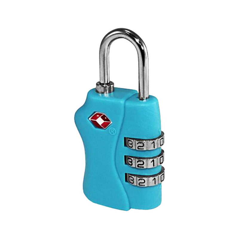 TSA Approved Combination Luggage Lock - Secure & Durable Travel Lock for Suitcases - Perfect for Airports, Hotels & Backpacking Trips (Blue)