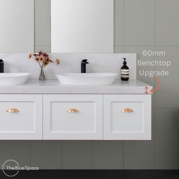 ADP Vanity Benchtop Thickness Upgrades - Premium Bathroom Countertop Replacement for Sinks - Perfect for Home Renovation & Bathroom Remodeling Projects