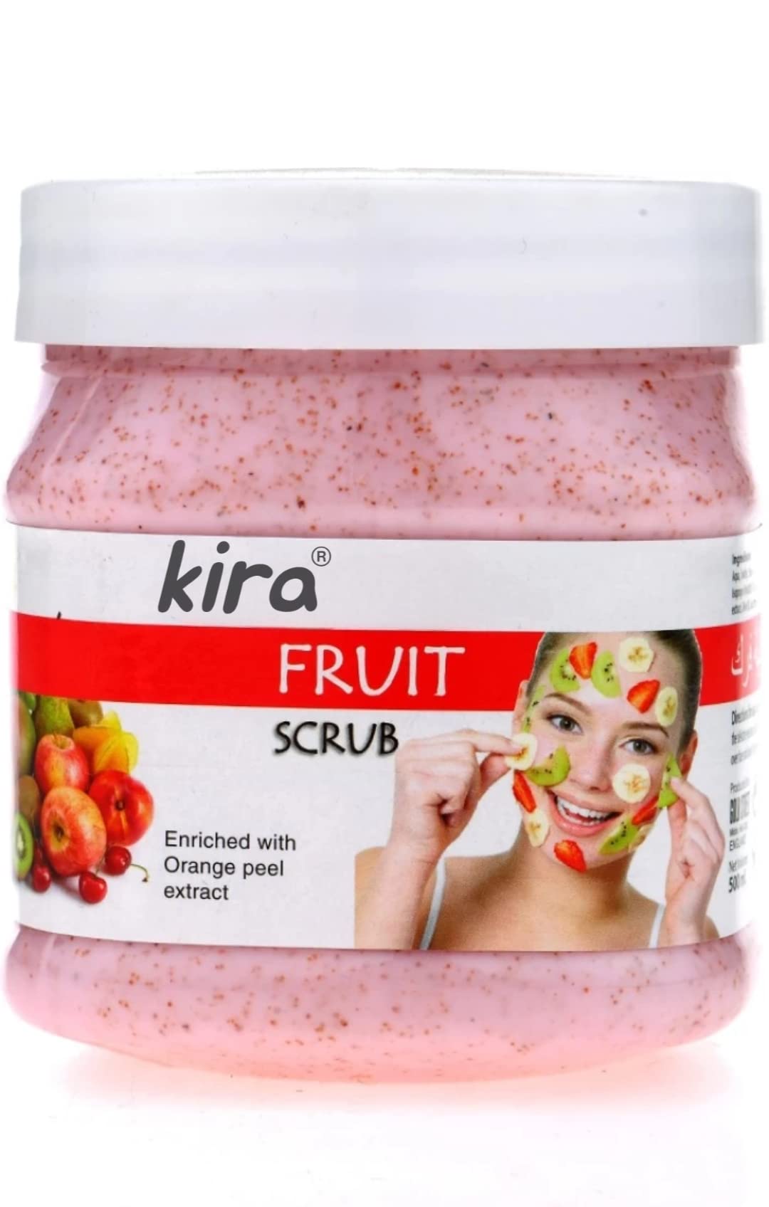 Red Square Face & Body Scrub (380ml) – Deep Exfoliating Cleanser for All Skin Types | Dead Skin & Blackhead Remover | Tan Removal | Natural Fruit-based Exfoliants | Perfect for Daily Skincare & Spa Treatments