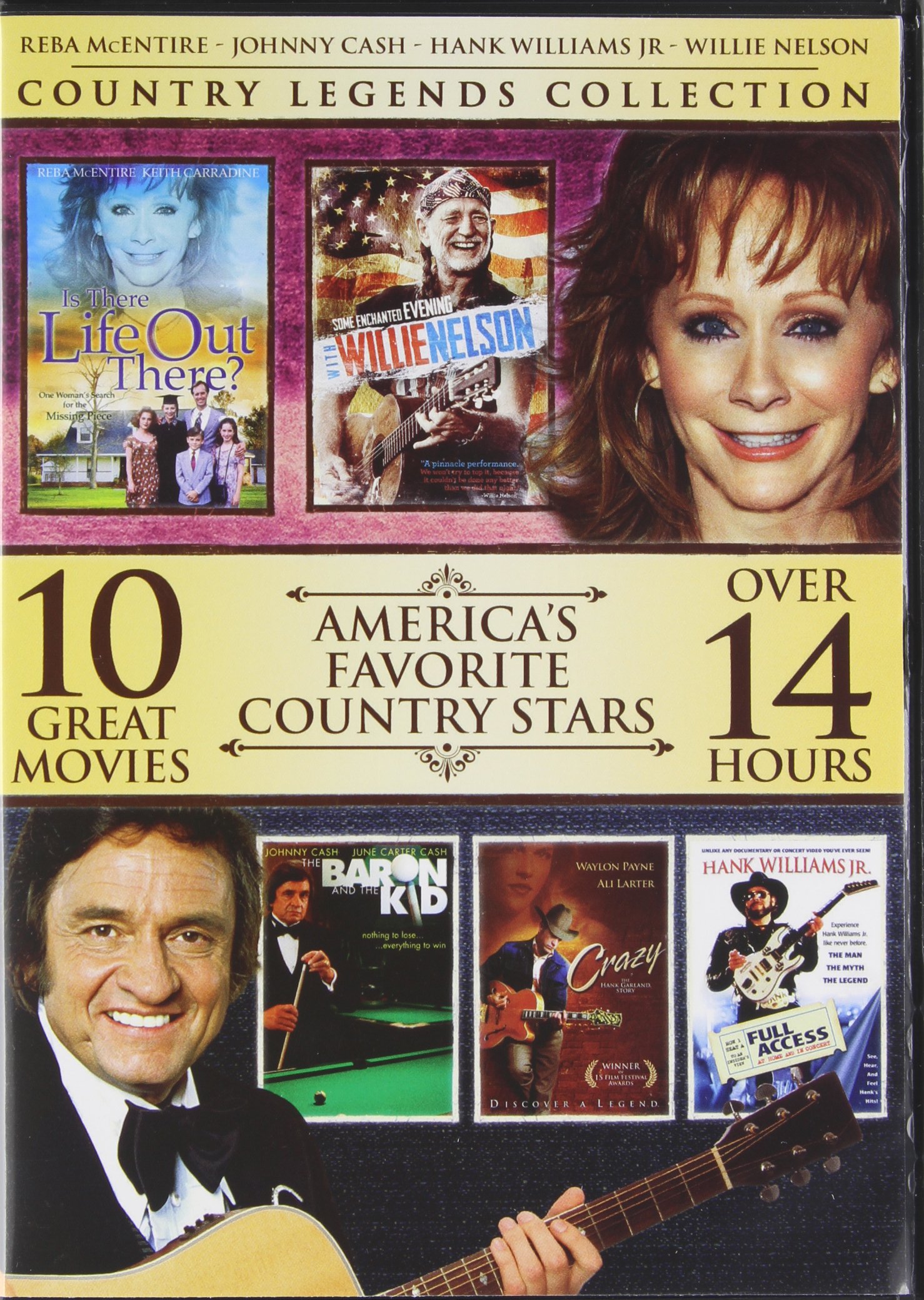 10-Movie Collection: America's Favorite Country Music Stars - Perfect for Movie Nights & Country Music Fans