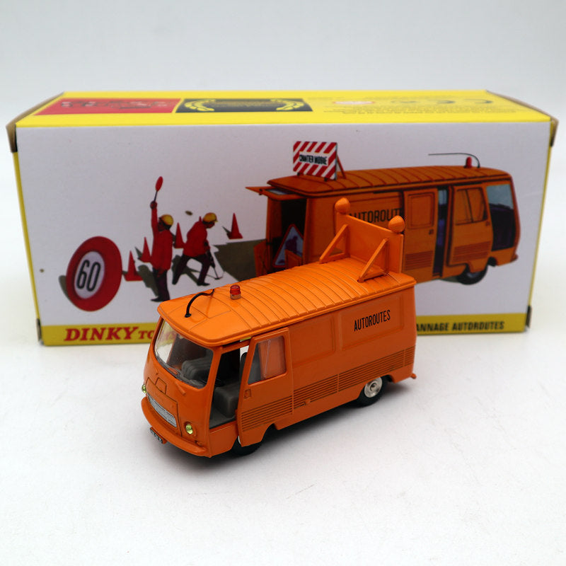 1:43 Scale Atlas Dinky 570A Peugeot J7 Highway Breakdown Truck Diecast Model Car - Collectible Vintage Toy Gift for Adults & Kids | Perfect for Display, Play, and French Vehicle Enthusiasts