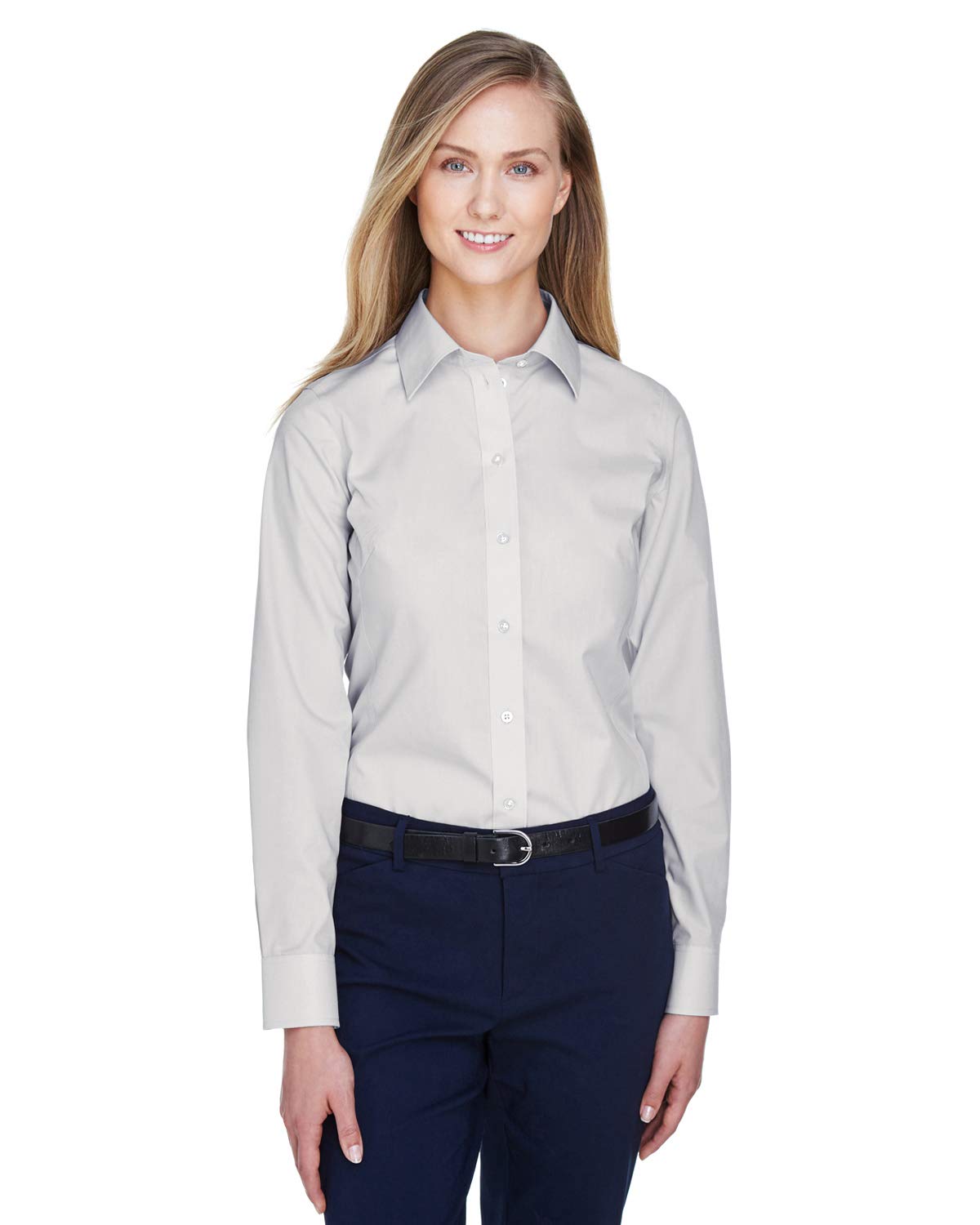 Devon & Jones Women's Solid Broadcloth Shirt - Office & Casual Wear