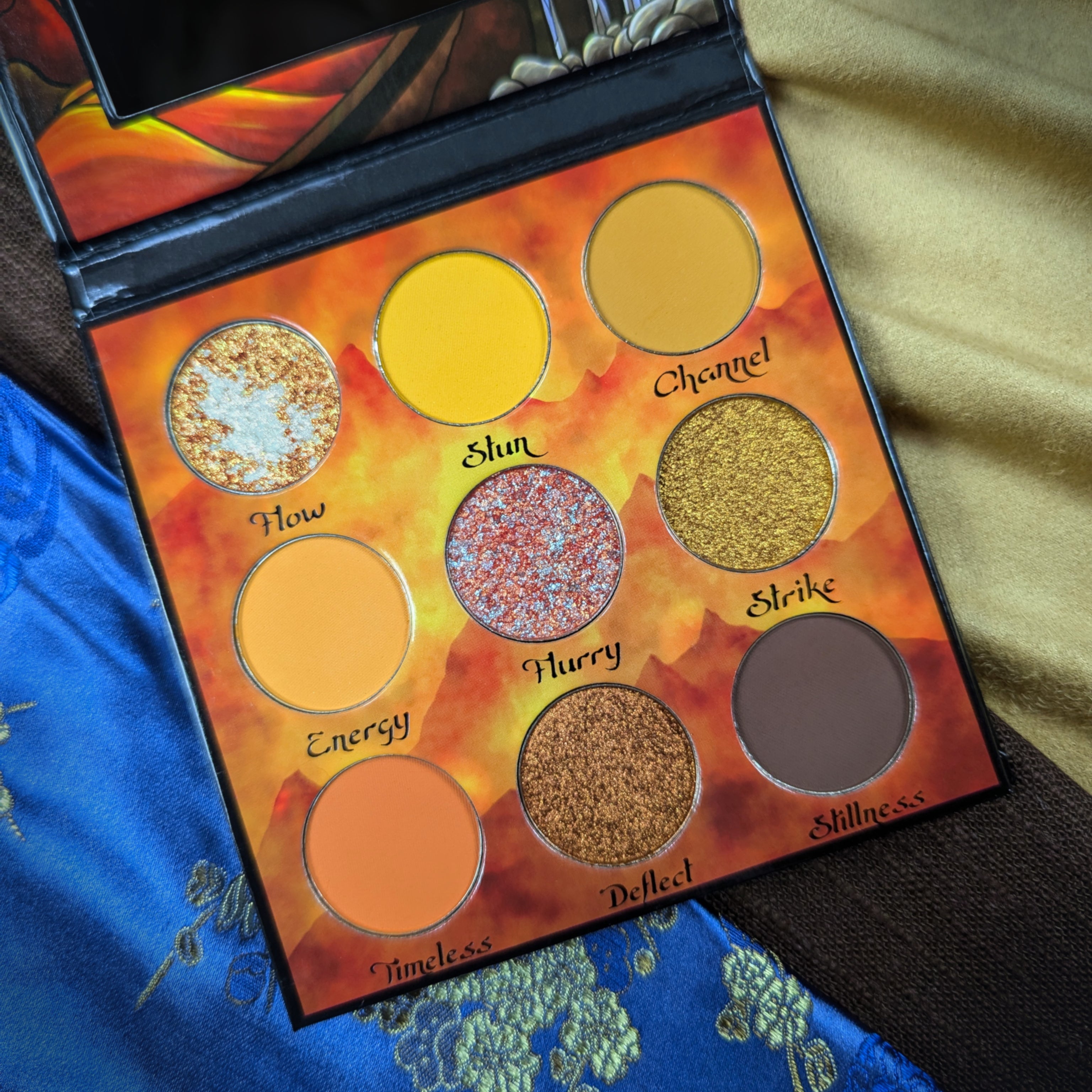Monk Eyeshadow Palette - 12 Highly Pigmented Matte & Shimmer Eyeshadows for Professional Makeup | Vegan & Cruelty-Free | Perfect for Day & Night Looks