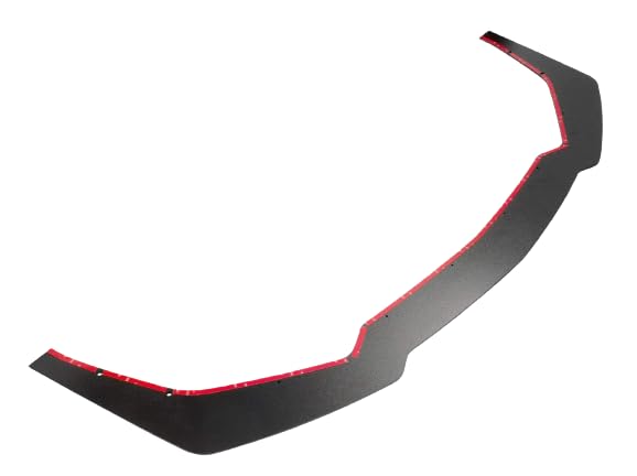 2018-2020 Ford Mustang Scott Drake Black Front Bumper Lower Chin Splitter Spoiler - Performance Upgrade for Mustang GT, EcoBoost & V6 - Perfect for Racing & Car Shows