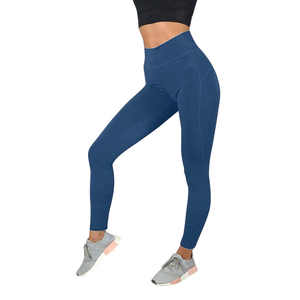 Hmlai Women's High Waisted Yoga Pants - Tummy Control Workout Leggings for Running, Gym & Fitness - Soft Breathable Athletic Pants for Women - Perfect for Yoga, Pilates & Daily Wear