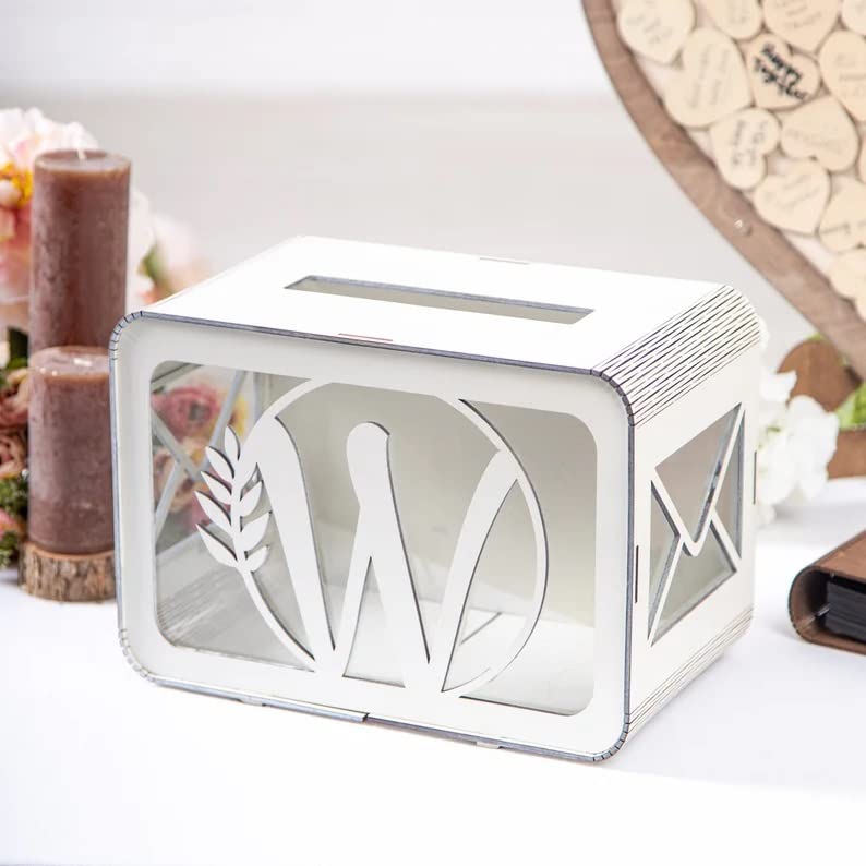 Handcrafted Wooden Envelope Keepsake Box - Personalized Wedding Card Holder & Gift Box for Bridal Shower, Anniversary, or Special Occasion Decor