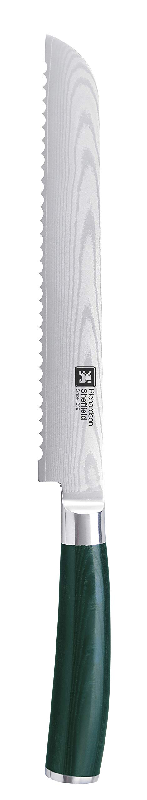 Premium Richardson Sheffield Midori Bread Knife – Sharp Stainless Steel Blade for Slicing Bread, Cakes & Pastries – Perfect for Home Baking & Professional Kitchens