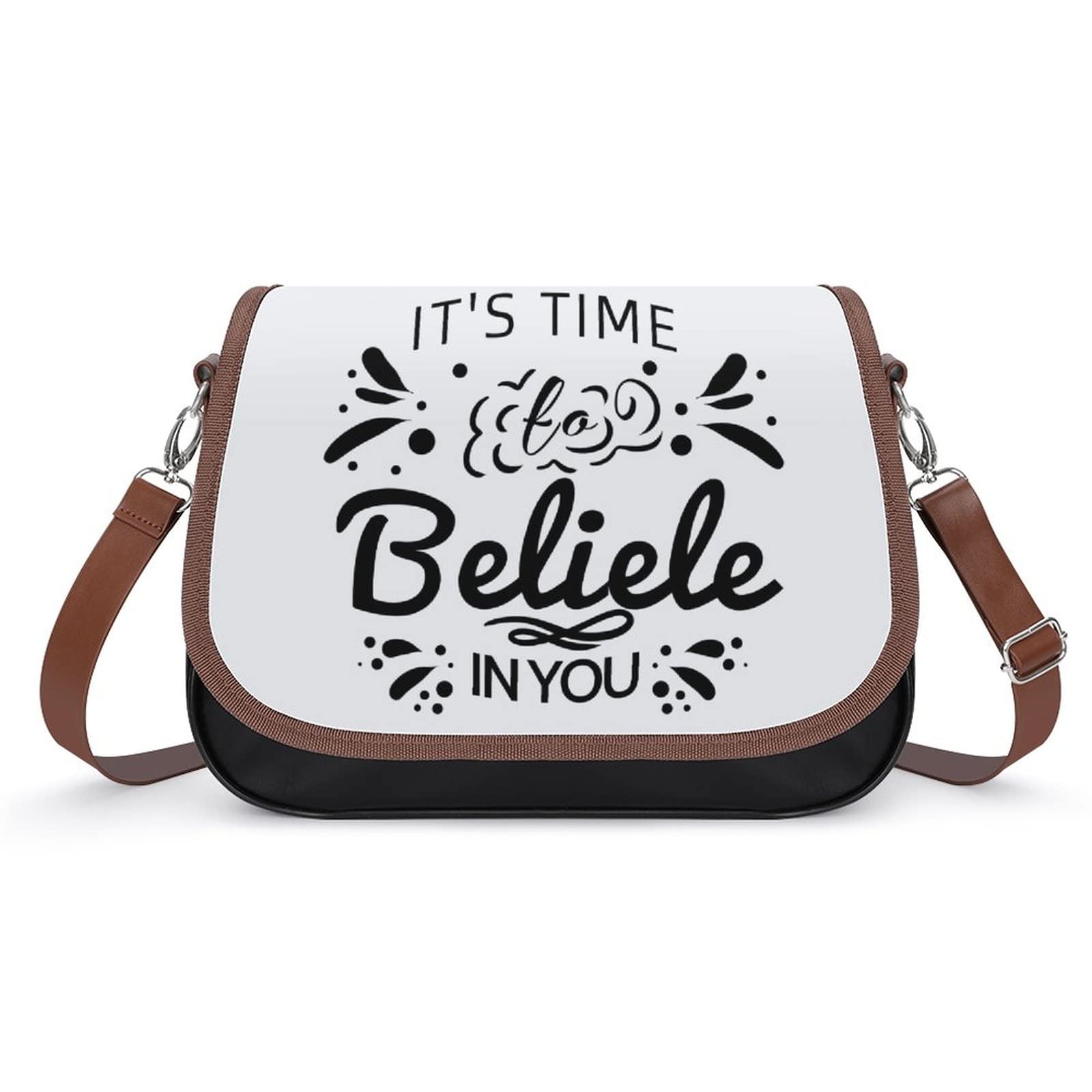 Beliele Women's Classic Black Leather Crossbody Bag - Stylish Shoulder Satchel & Hobo Purse for Work, Travel & Everyday Use