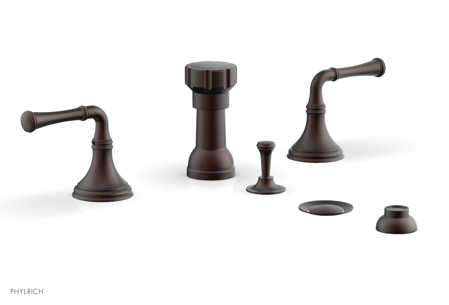 3RING Four Hole Bidet Set D4205 - Stainless Steel Bidet Sprayer with 4 Holes for Toilet, Bathroom Hygiene & Cleaning - Perfect for Home, RV, and Travel Use