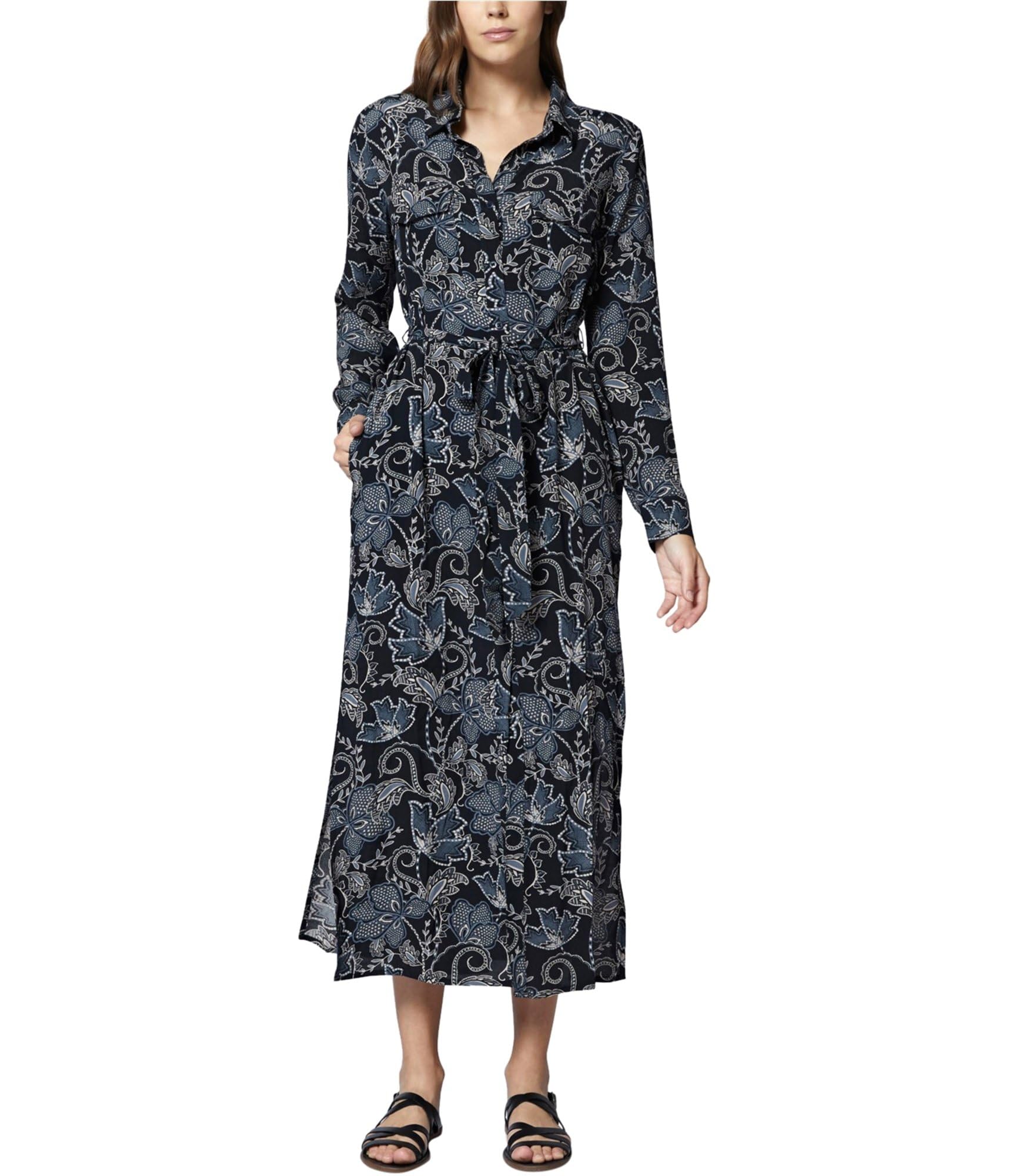 Sanctuary Clothing Women's Summer in The City Shirt Dress - Black, XS | Casual Chic Flowy Dress for Summer Outings, Brunch & City Strolls