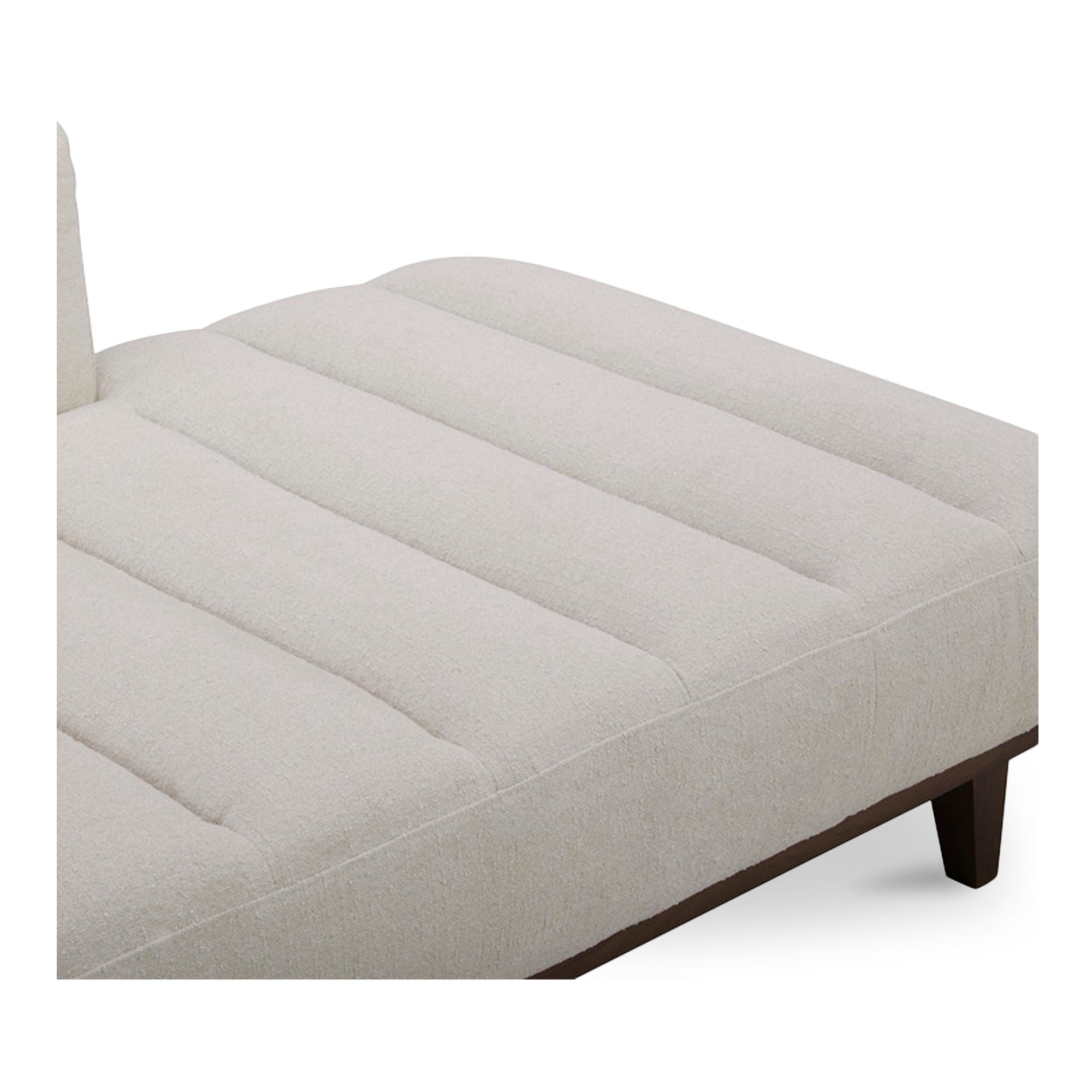 Bennett White Daybed - Modern Sofa Bed for Small Spaces, Guest Room & Living Room