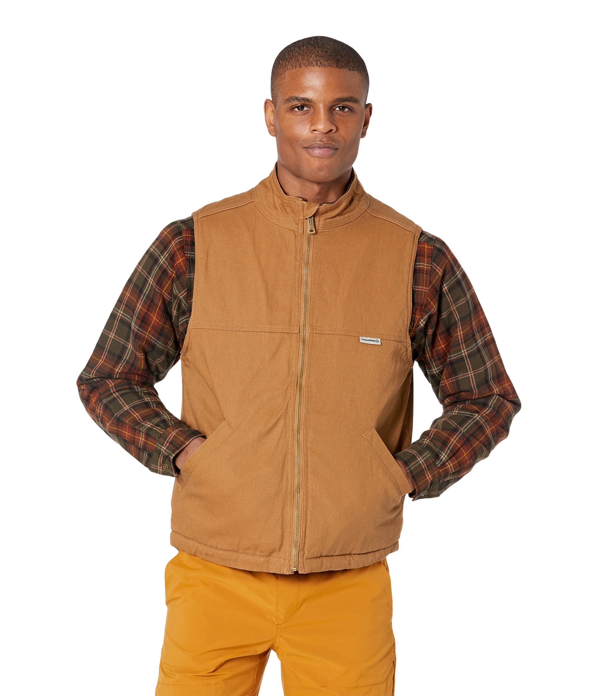 Wolverine Men's Upland Sherpa Lined Vest - Warm Fleece Hunting Jacket for Outdoor Activities | Camping, Hiking & Winter Wear