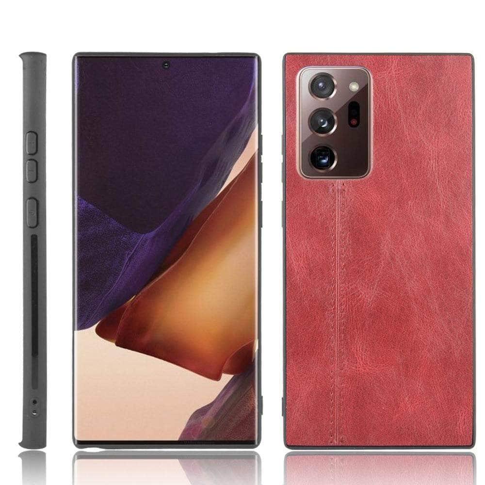 Samsung Galaxy Note 20 Ultra 5G PU Leather Phone Case - Slim Protective Cover with Card Slot - Perfect for Work, Travel & Everyday Use