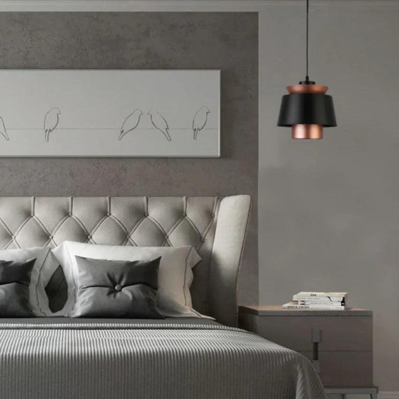 Modern Double Layer LED Pendant Light - Energy Efficient Hanging Lamp for Living Room, Bedroom & Dining Room Lighting