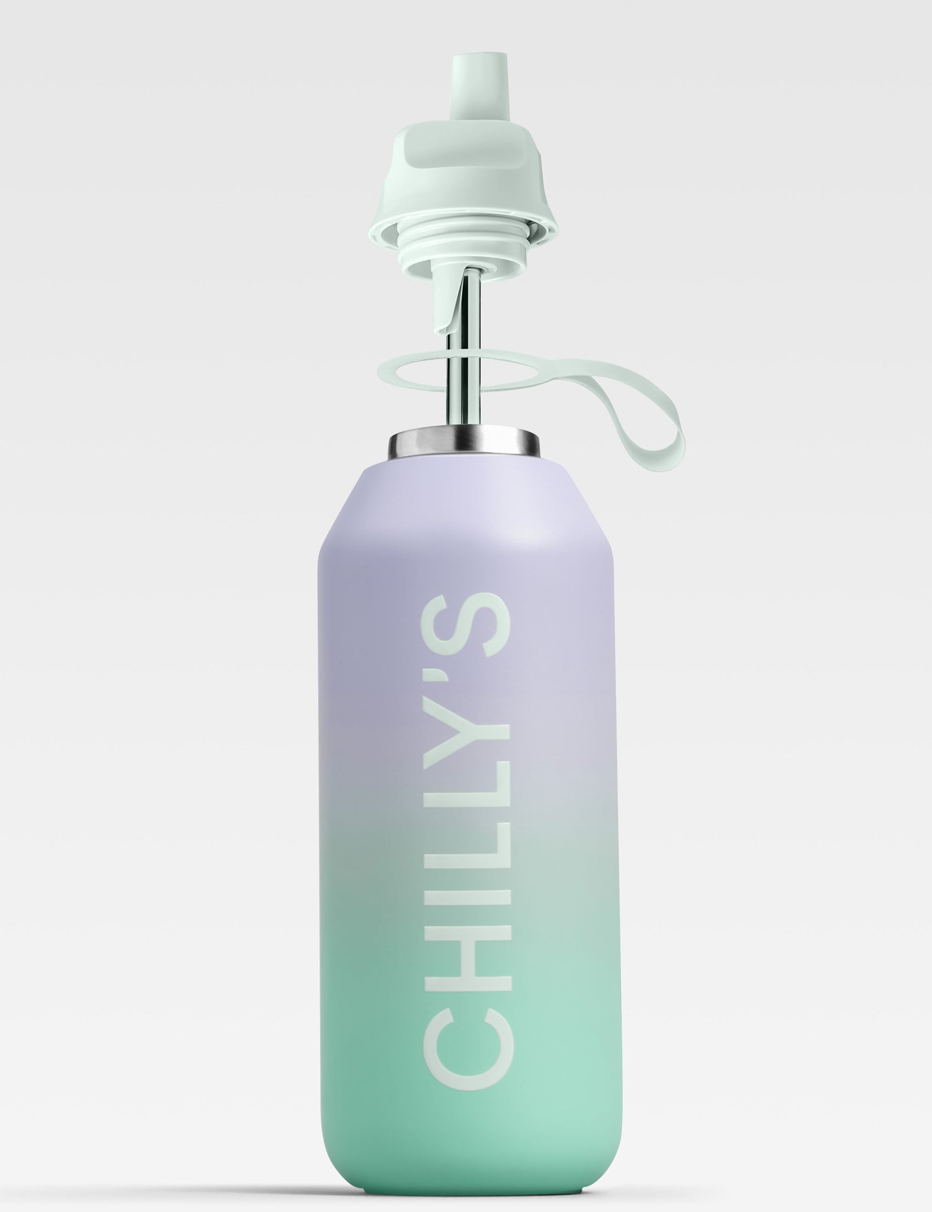Series 2 Flip Water Bottle 500ml - Leakproof & BPA Free Stainless Steel Water Bottle with Straw Lid - Perfect for Gym, Hiking & Office Use - Morning Haze Color