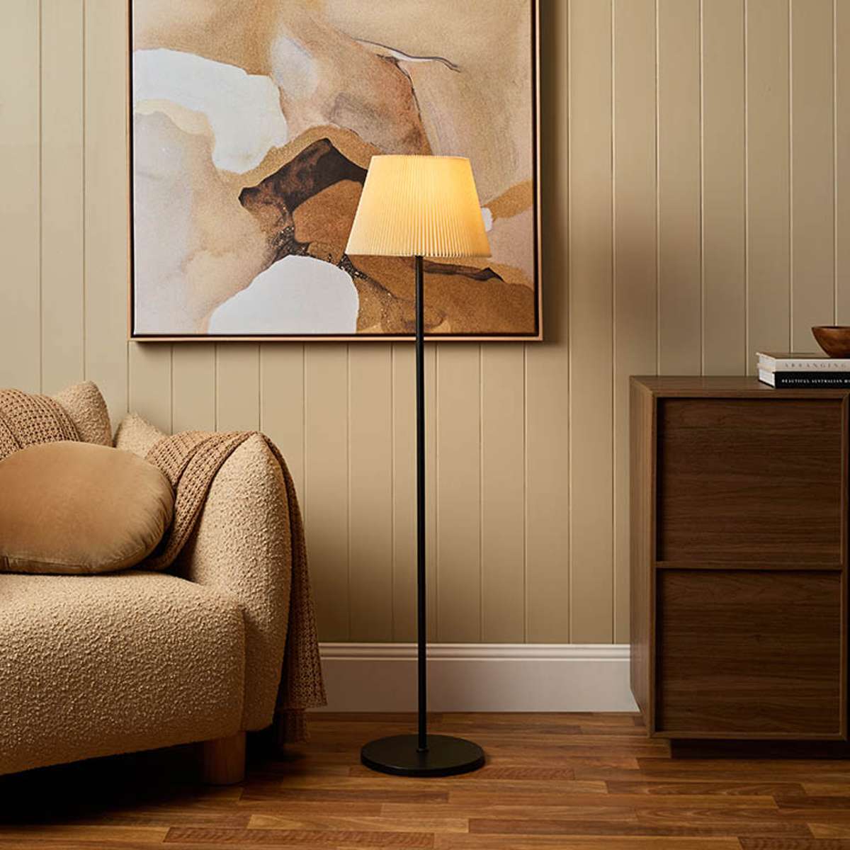 Porto Metal Two Piece Lamp Set - Modern Table & Floor Lamps for Living Room, Bedroom, Office - Adjustable Height Lighting Fixture with On/Off Switch - Perfect for Home Decor and Ambient Lighting