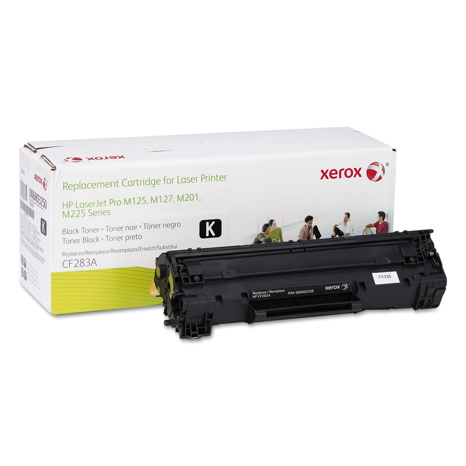 006r03250 Remanufactured Cf283a (83a) Black Toner Cartridge - High Yield 1500 Pages | Compatible with HP Printers | Perfect for Home Office & Small Business Printing Needs