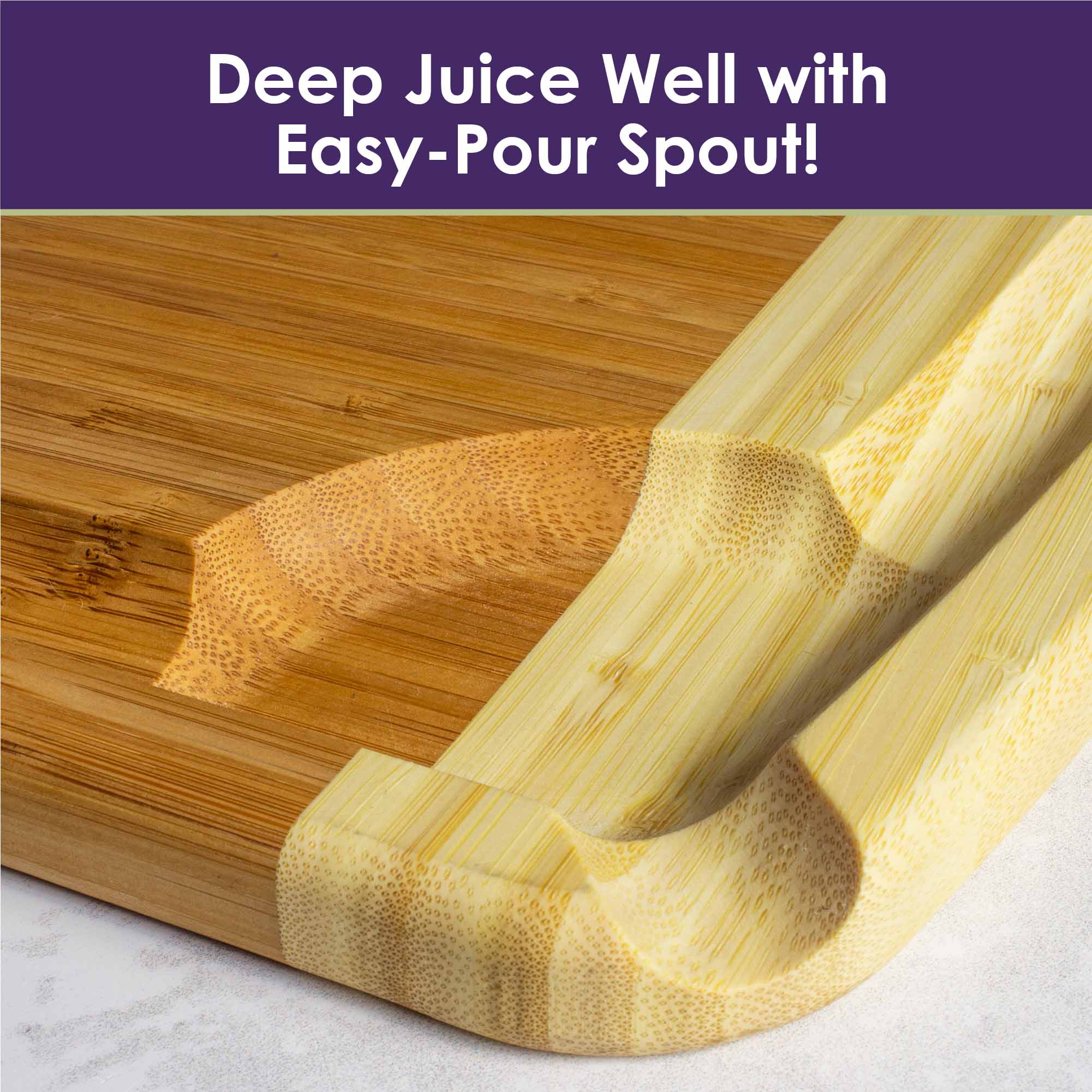 600SI Extra Large Bamboo Cutting Board 30