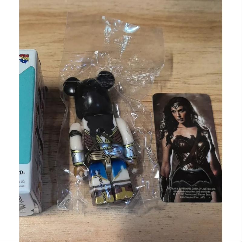Bearbrick Series 31 Secret Wonder Woman 100% Collectible Figure - Limited Edition DC Comics Superhero Toy for Display & Gifts