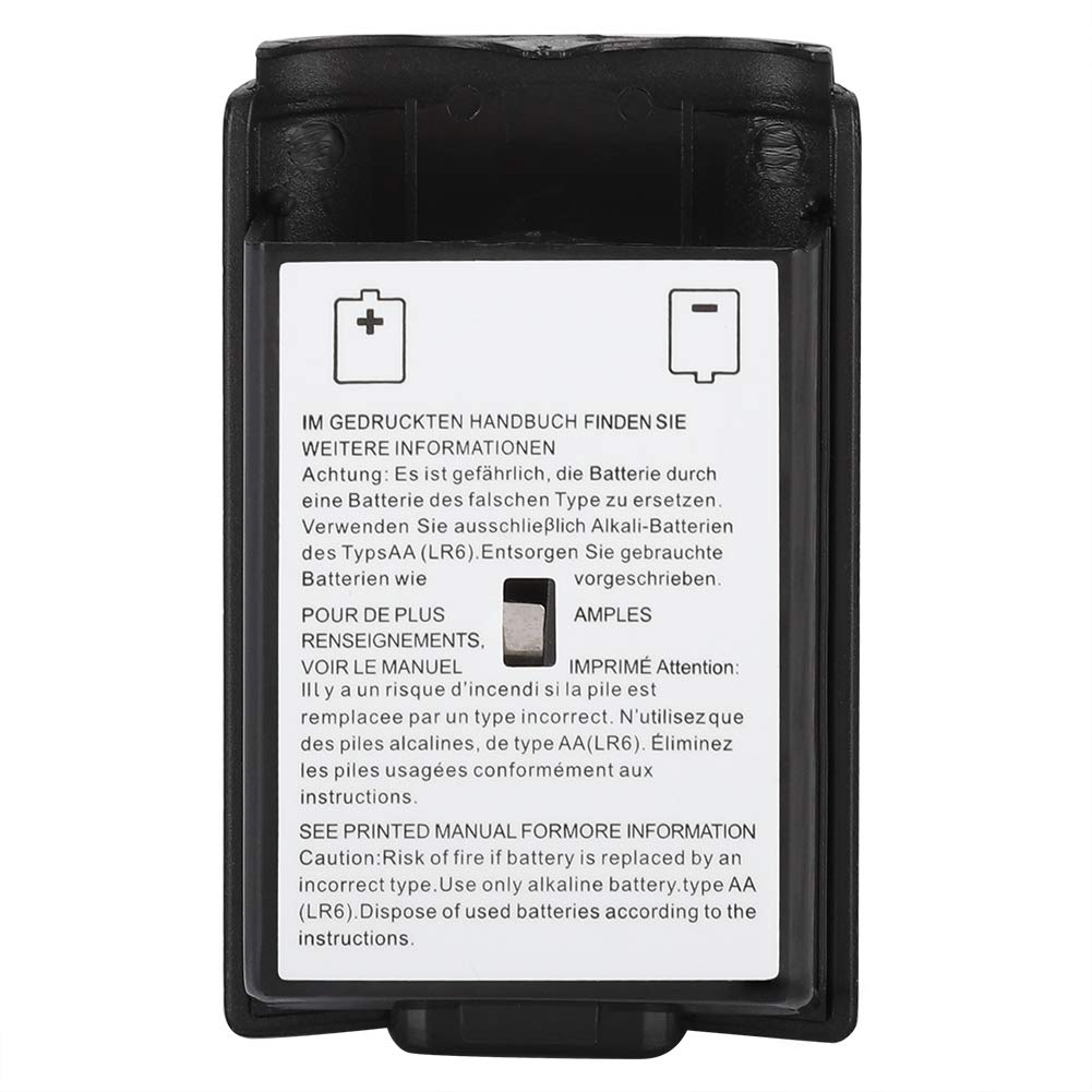 Durable Black Controller Battery Cover - Oil Injection Shell for Gaming Protection