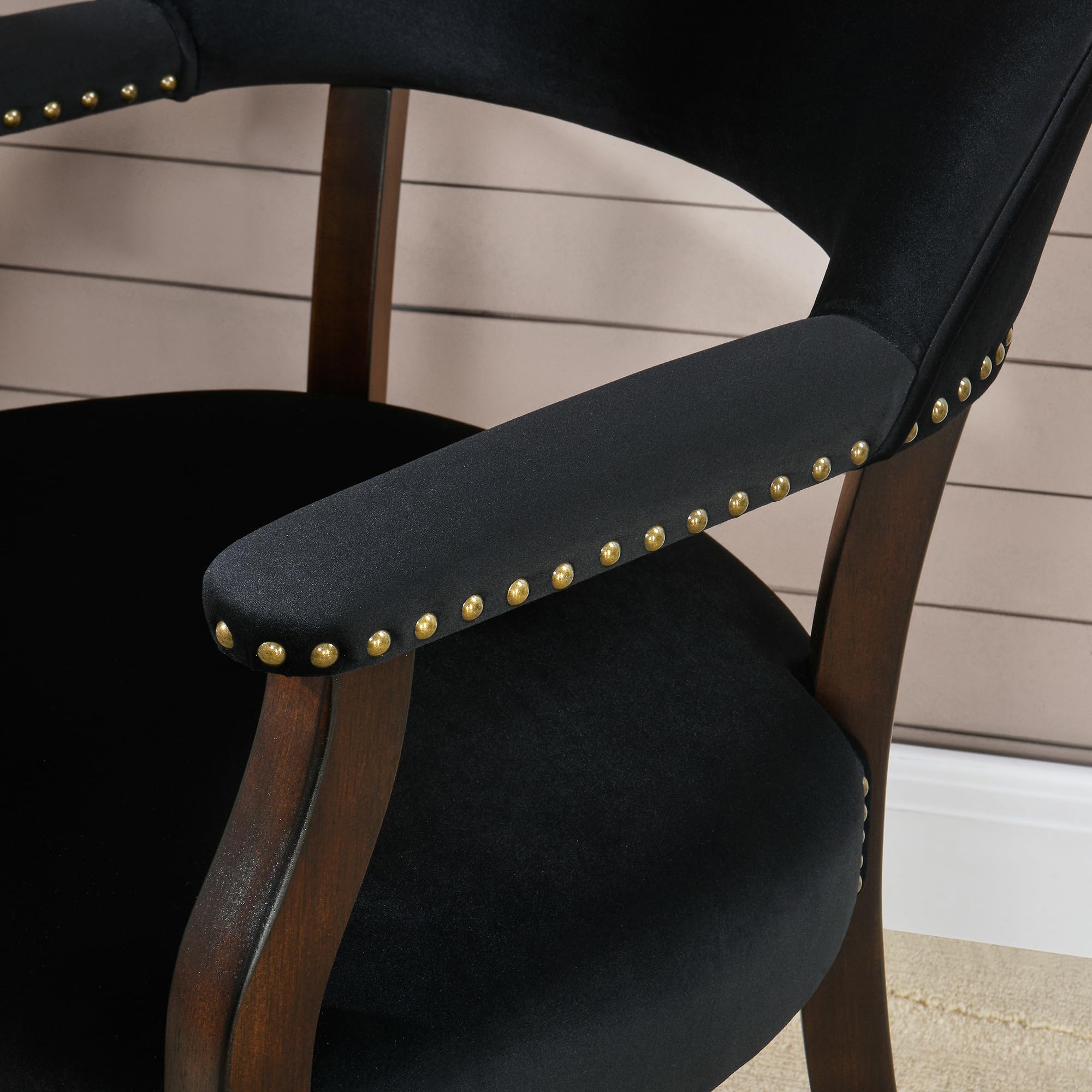 LEEMTORIG Large Rolling Dining Chairs with Casters - 26
