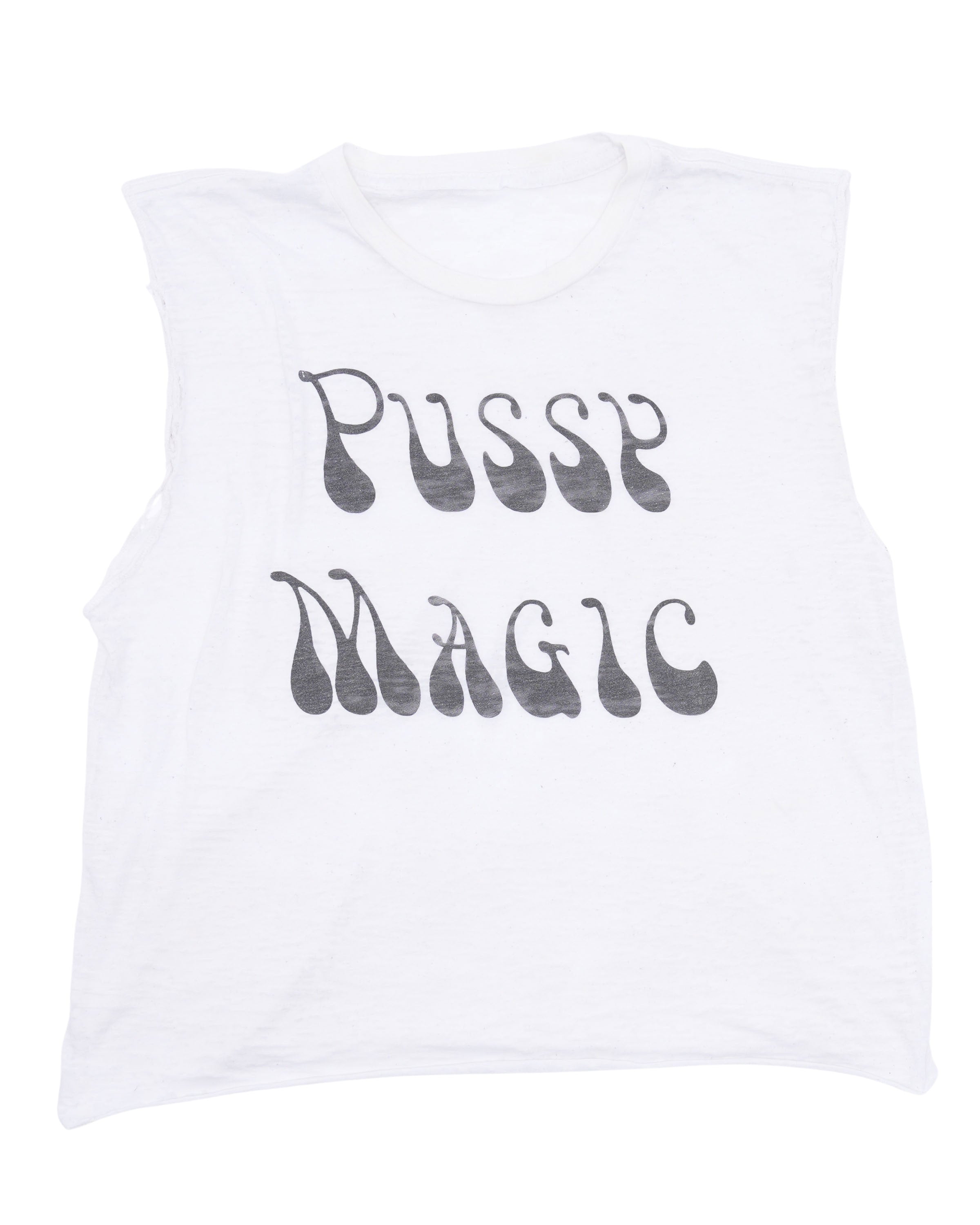 Sexy 'Pussy Magic' Graphic Tank Top for Women - Sassy & Bold Statement Tee - Perfect for Night Out, Music Festivals & Bachelorette Parties