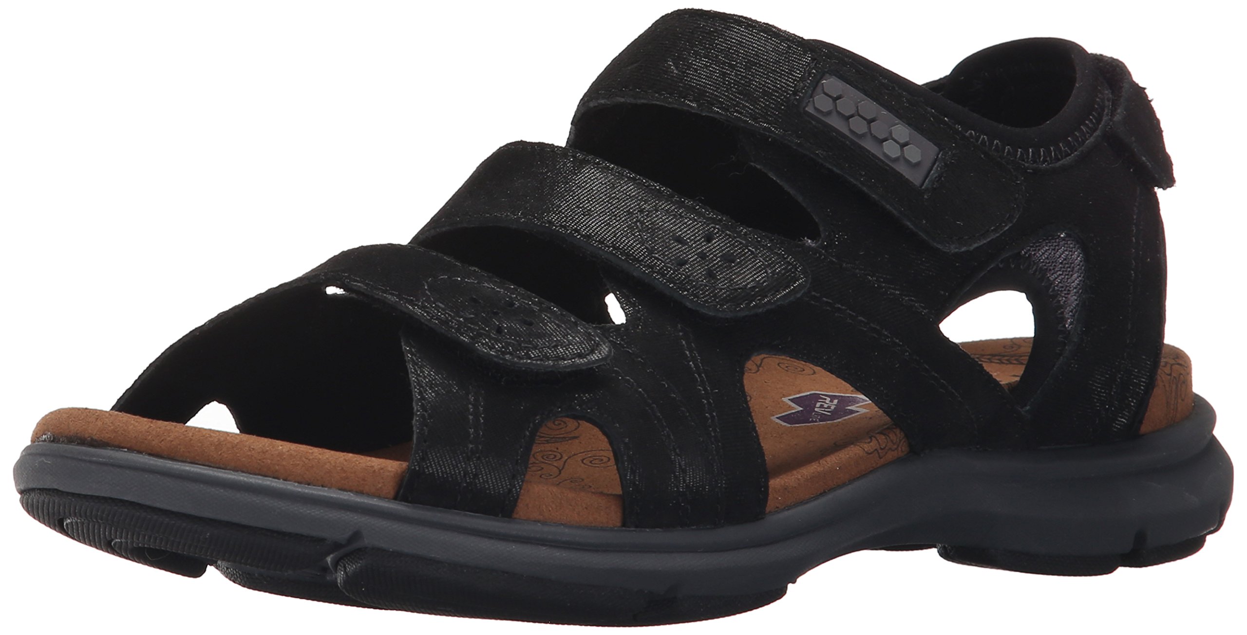 Aravon Women's Revsoleil Comfortable Flat Sandals - Lightweight & Supportive for Walking, Travel, and Summer Outfits