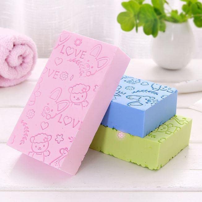 Pratiksha Healthcare Exfoliating Bath Sponge for Men & Women - Dead Skin Remover & Body Scrubber (Pack of 2) | Perfect for Shower, Spa & Sensitive Skin Care Routine