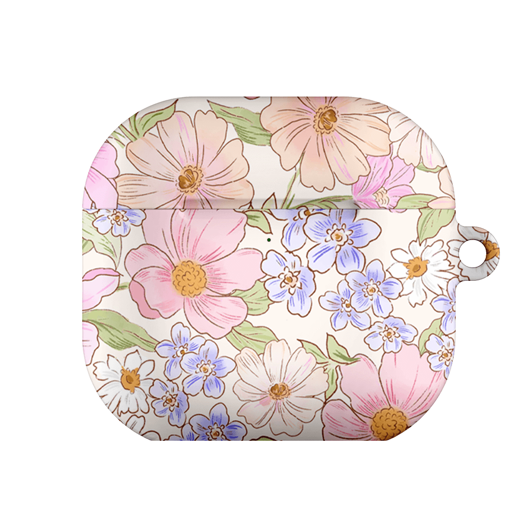 Lillia Flower AirPods Case Cover - Cute Floral Design Protective Case for Apple AirPods 1/2/3 Pro - Perfect Gift for Women Girls, Ideal for Daily Use, Travel & Work Accessories