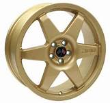 Revolution 17x7.5 Inch Alloy Wheels - 5x120 Bolt Pattern ET13 Offset Gold Rims for BMW 3 Series 5 Series X3 X5 - Perfect for Street Performance & Custom Car Upgrades