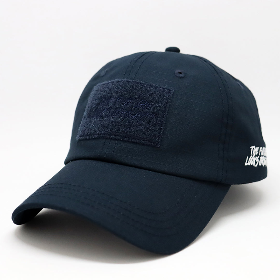 Future Looks Bright Navy Patch Snapback Hat - Trendy Baseball Cap for Men & Women - Perfect for Casual Wear, Sports, and Outdoor Activities