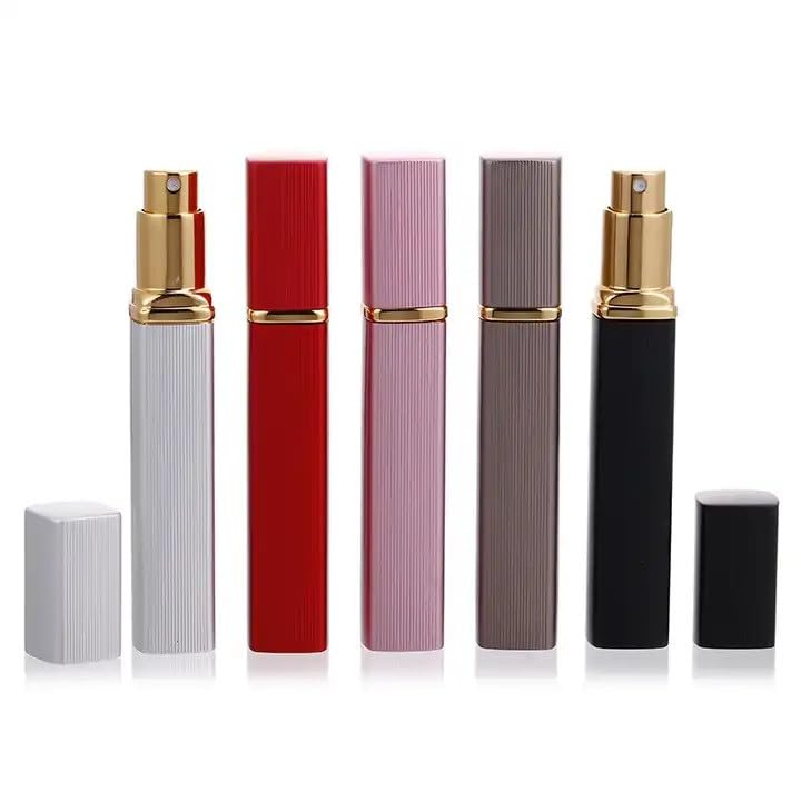 EZ LIVING 2-Pack 12ml Refillable Travel Perfume Bottles with Extractor Pump & Funnel - Multi-Color Empty Spray Bottles for Fragrance Transfer | Perfect for Air Travel, Gym Bags & On-The-Go Touch Ups