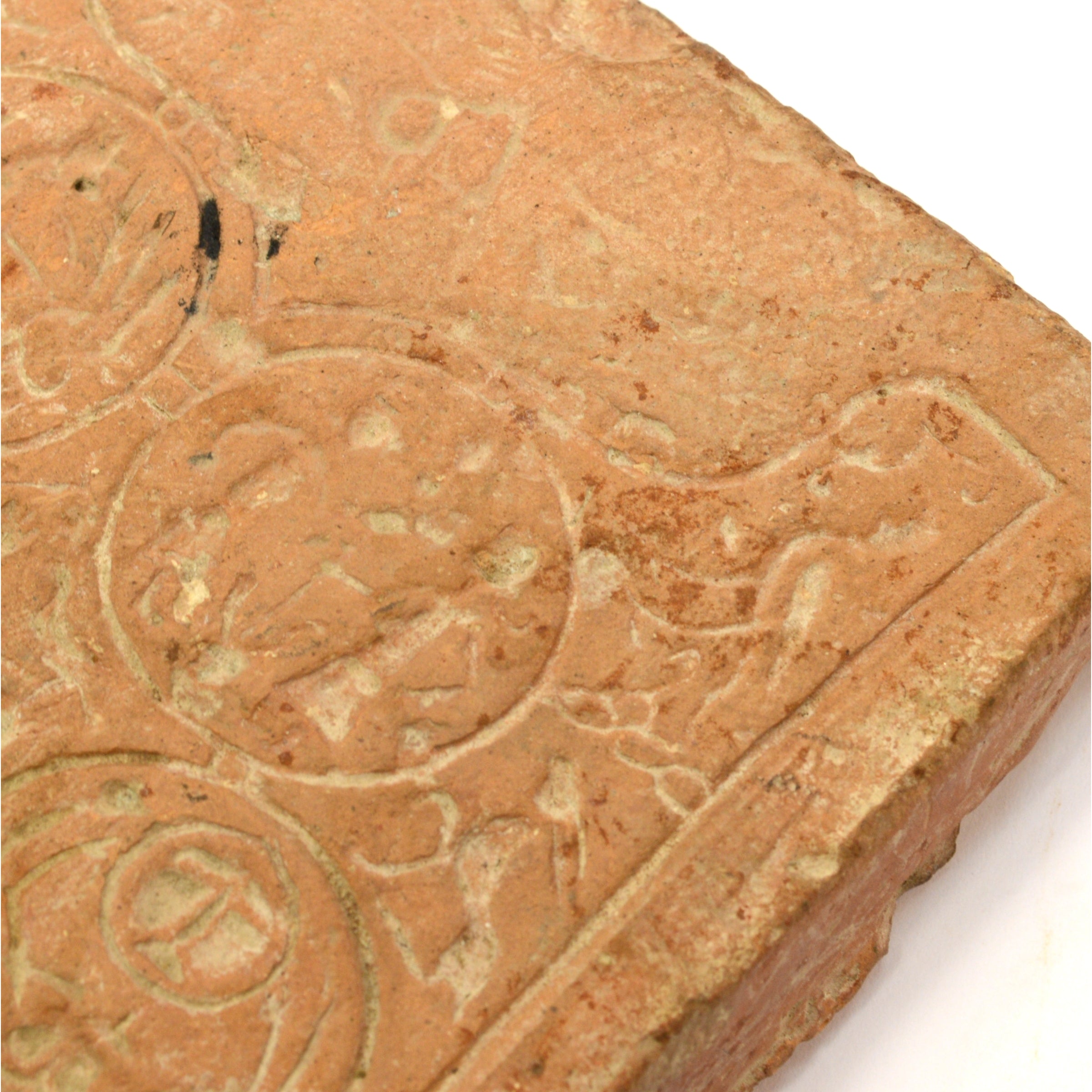Ancient Primitive Story Tile - Hand Carved Old Pottery Plaque, Pre-Columbian & Near East Artifact - Perfect for Home Decor, Museum Display & Archaeology Enthusiasts