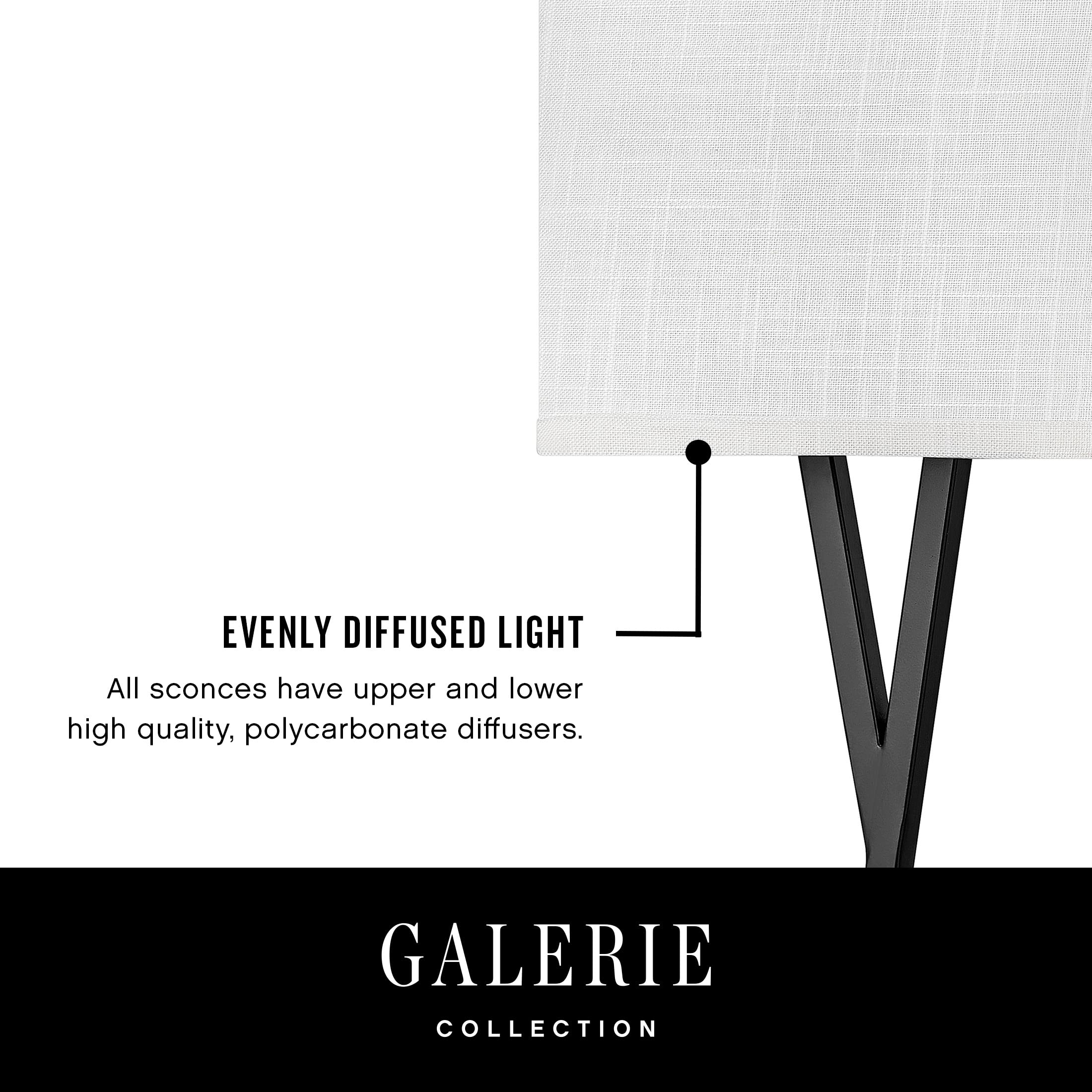 Hinkley Axis Large 16W LED Wall Sconce Light - Single Fixture with Hospitality Diffuser, Galerie Collection in Heritage Brass & Heathered Gray Slub Shade - Perfect for Hotel Lobby, Restaurant, and Upscale Home Lighting