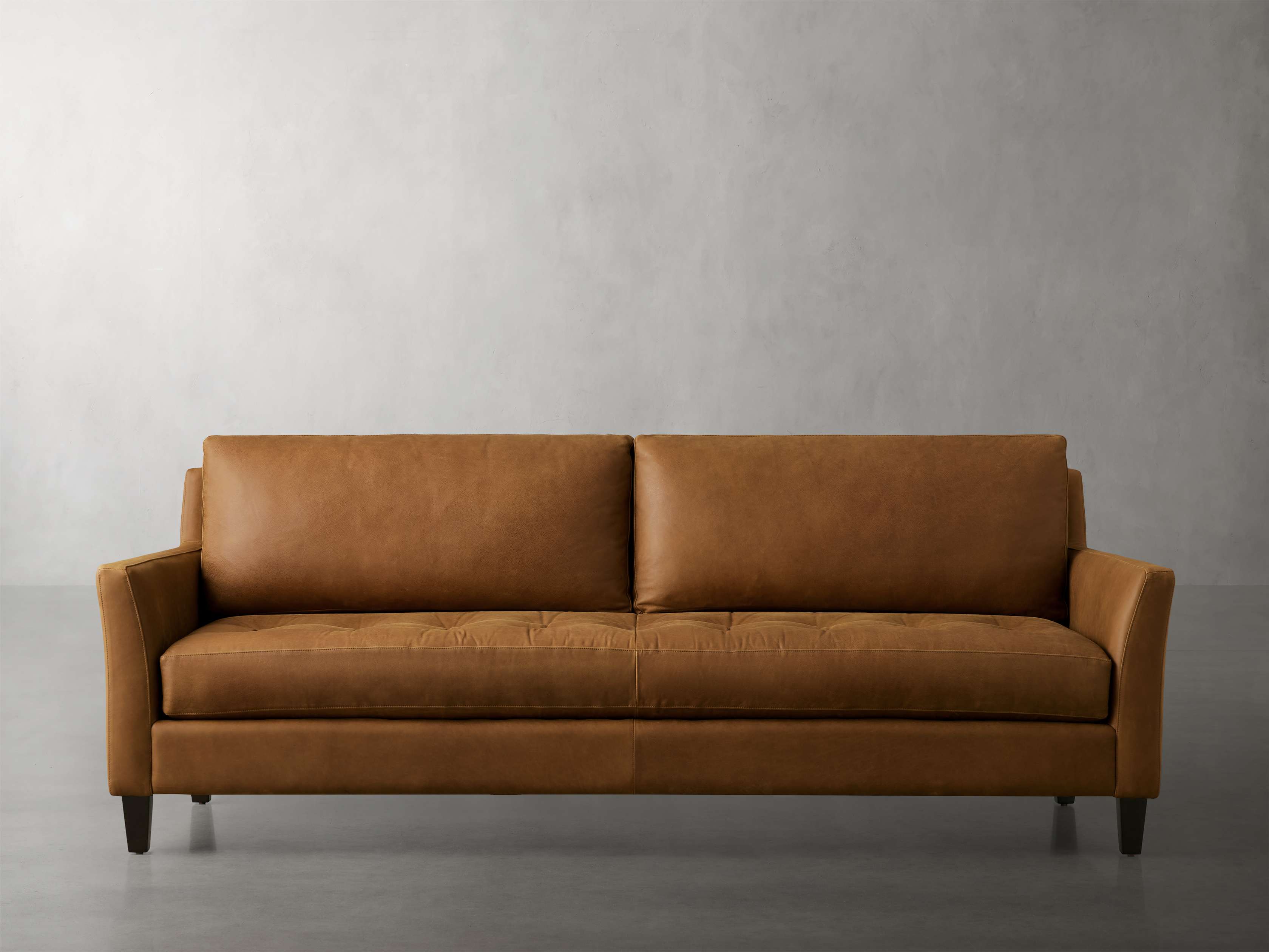 Premium Bourne Leather Sofa - Modern Genuine Leather Couch for Living Room, Office & Lounge - Comfortable & Stylish Home Furniture for Relaxing & Entertaining