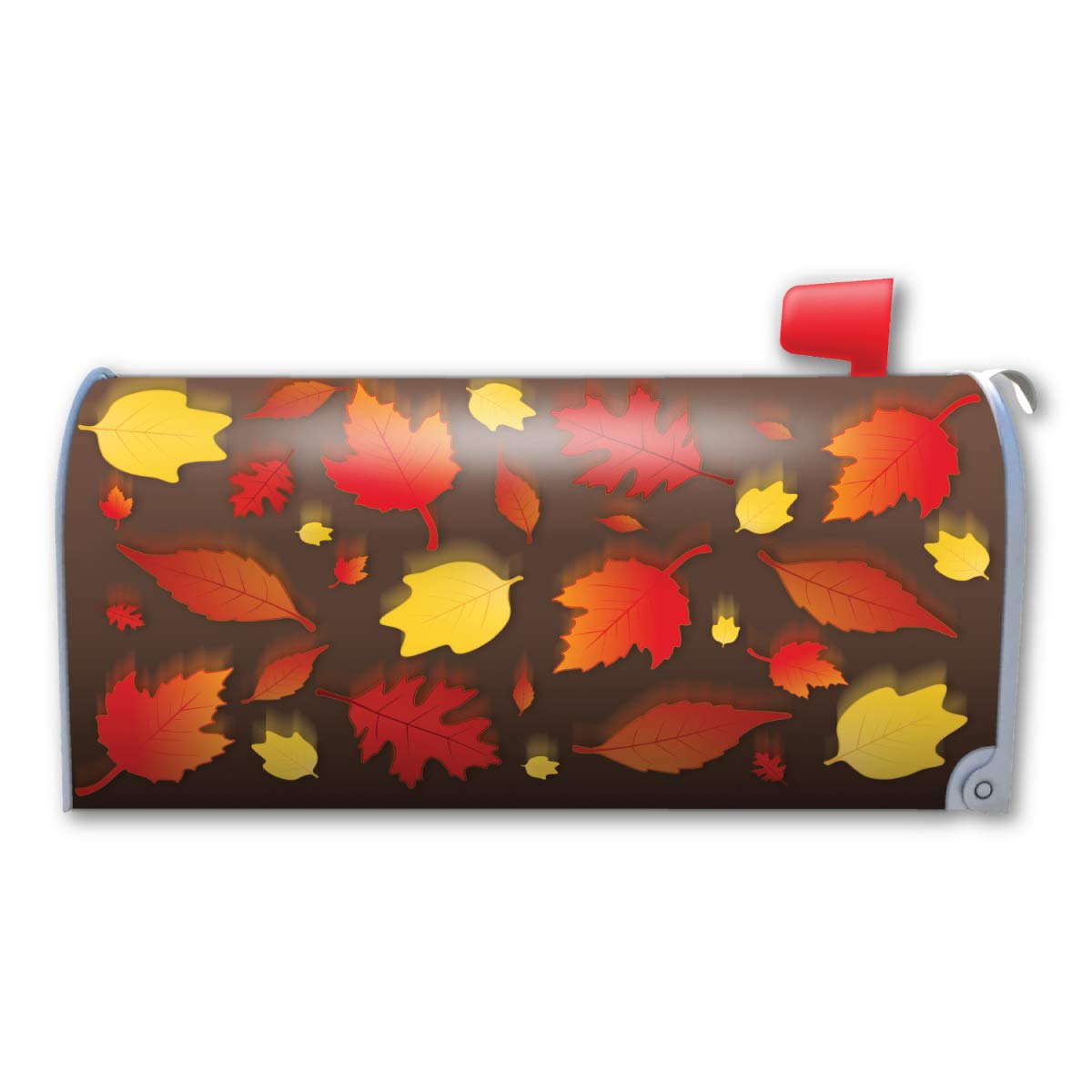 Falling Leaves Large Magnetic Mailbox Cover - 26