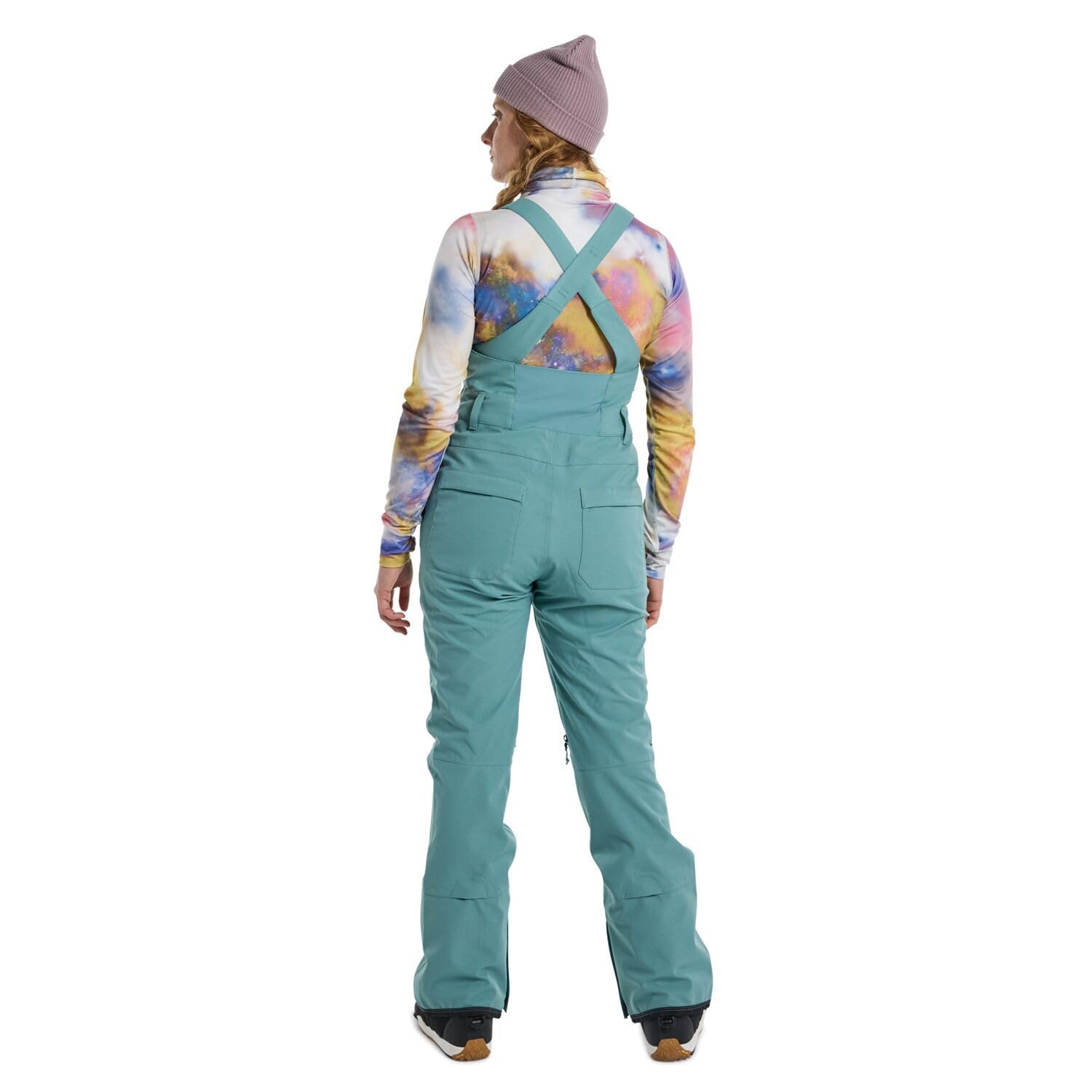Burton Women's Avalon 2L Stretch Bib Snow Pants - Waterproof Insulated Ski Bib Overalls for Winter Sports & Cold Weather Activities