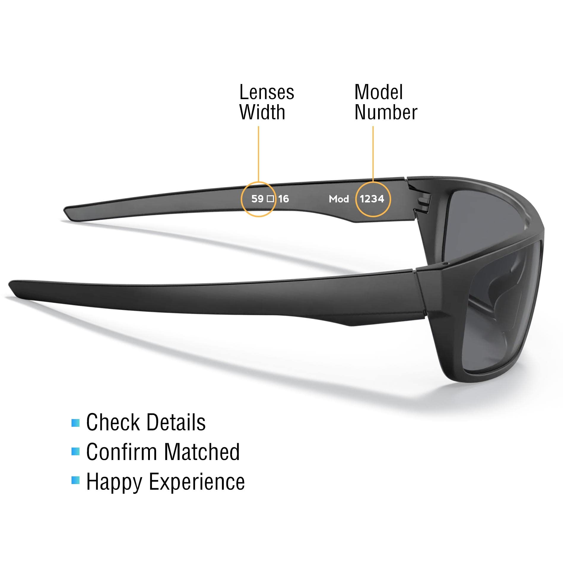Polarized Replacement Lenses for Costa Del Mar Tuna Alley Sunglasses - UV Protection, Anti-Glare for Fishing, Driving & Outdoor Activities