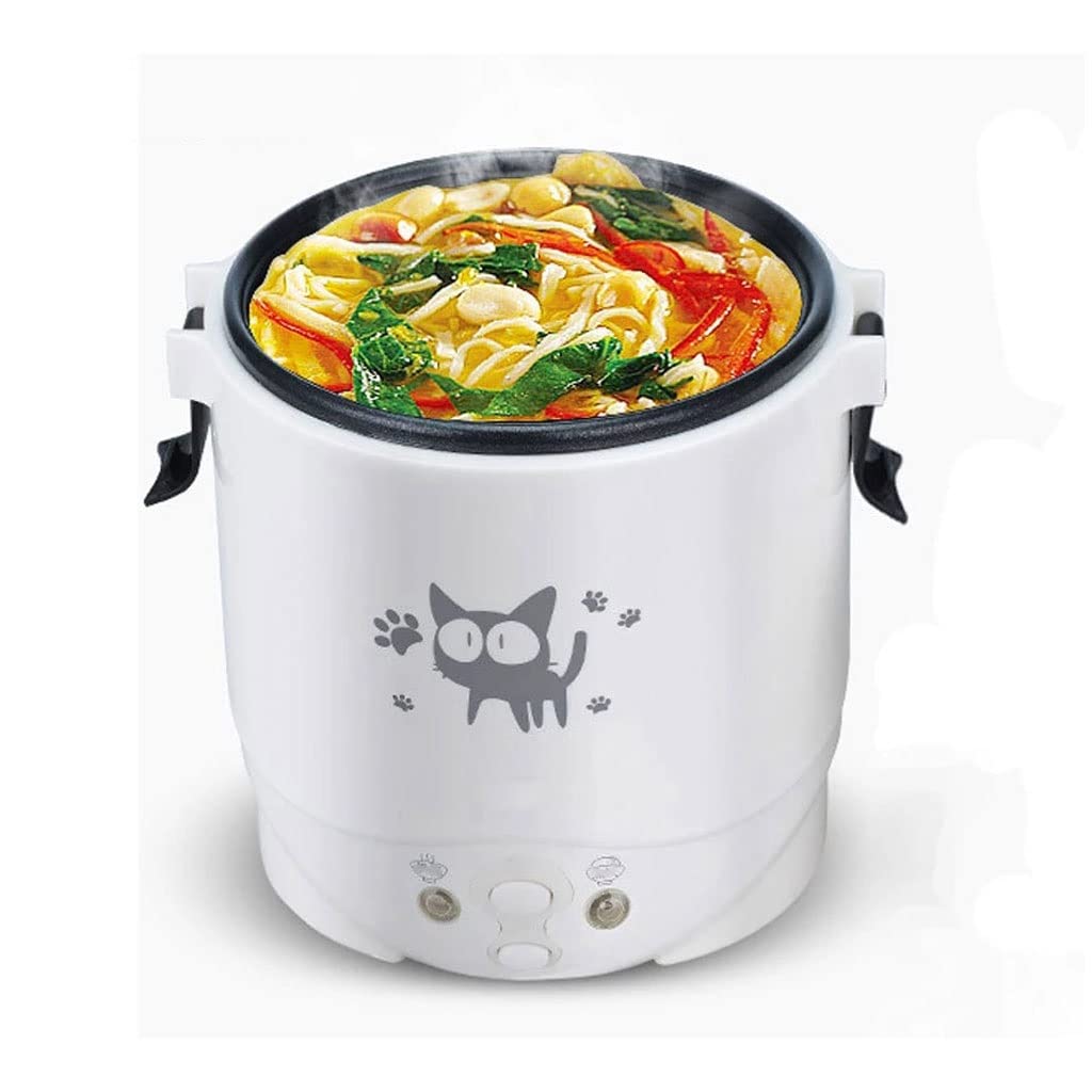 1L Multifunction Electric Mini Rice Cooker & Food Warmer - Portable Lunch Box Heater for 2 Persons - Perfect for Home, Office & Travel - Quick Cooking & Heating (Color: A, Size: One Size) - Ideal for Dorm Rooms, Camping & Small Kitchens